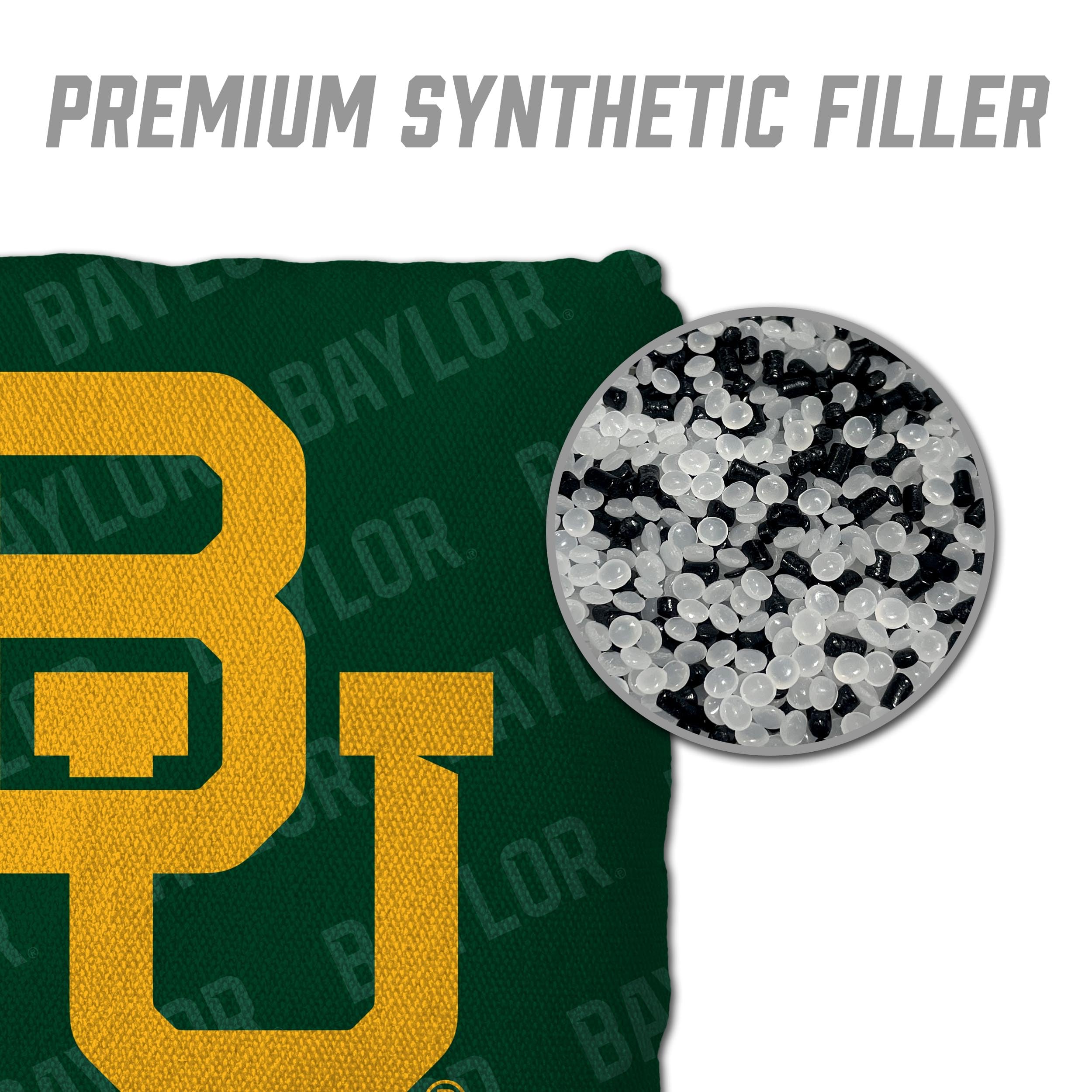 YouTheFan NCAA Baylor Bears Cornhole Bags - 4PK - Green - Sports Collectibles, Sports Memorabilia, Sports Fan Shop, Sports Gifts
