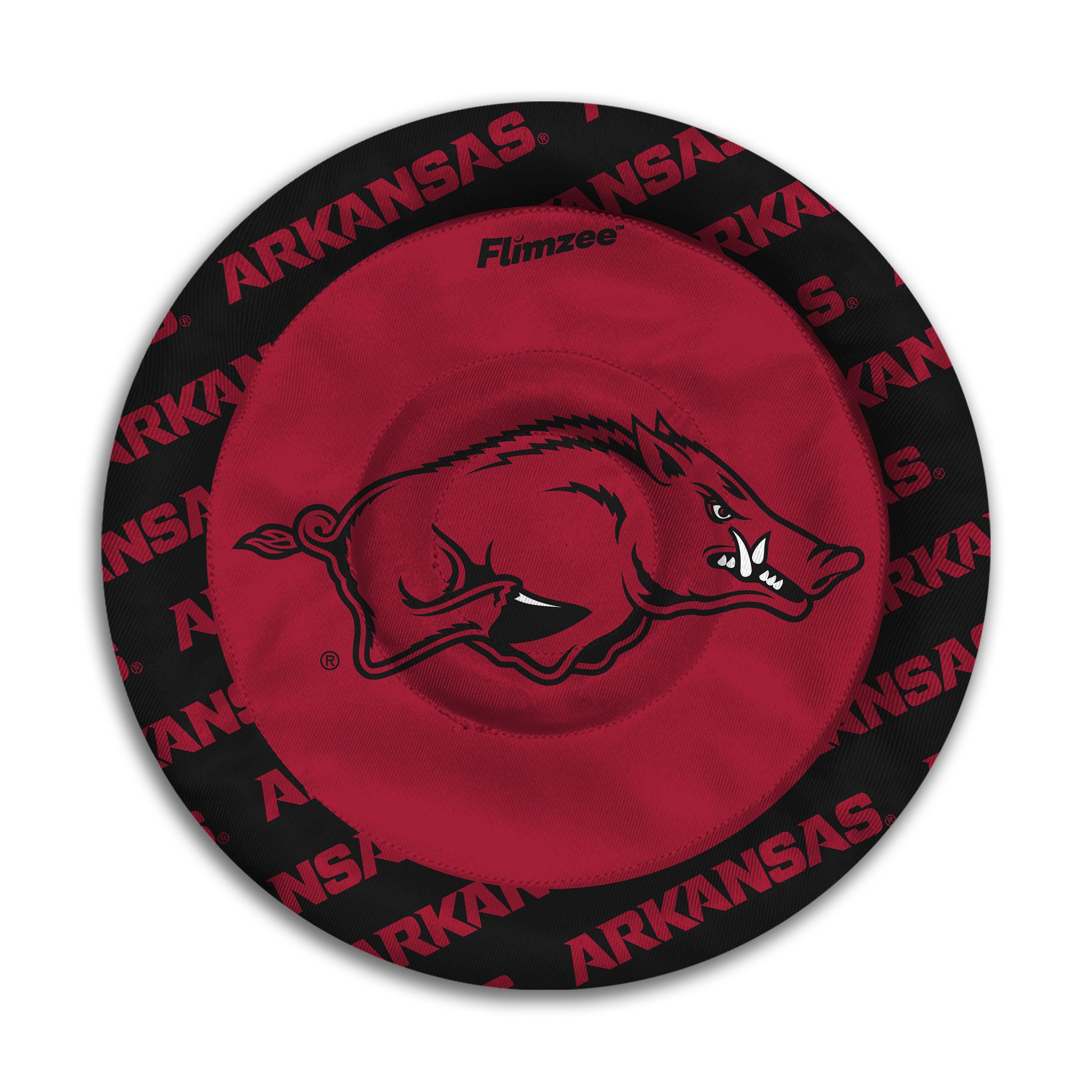 YouTheFan NCAA Arkansas Razorbacks Flimzee Bean-Bag Flying Disc - Sports Collectibles, Sports Memorabilia, Sports Fan Shop, Sports Gifts