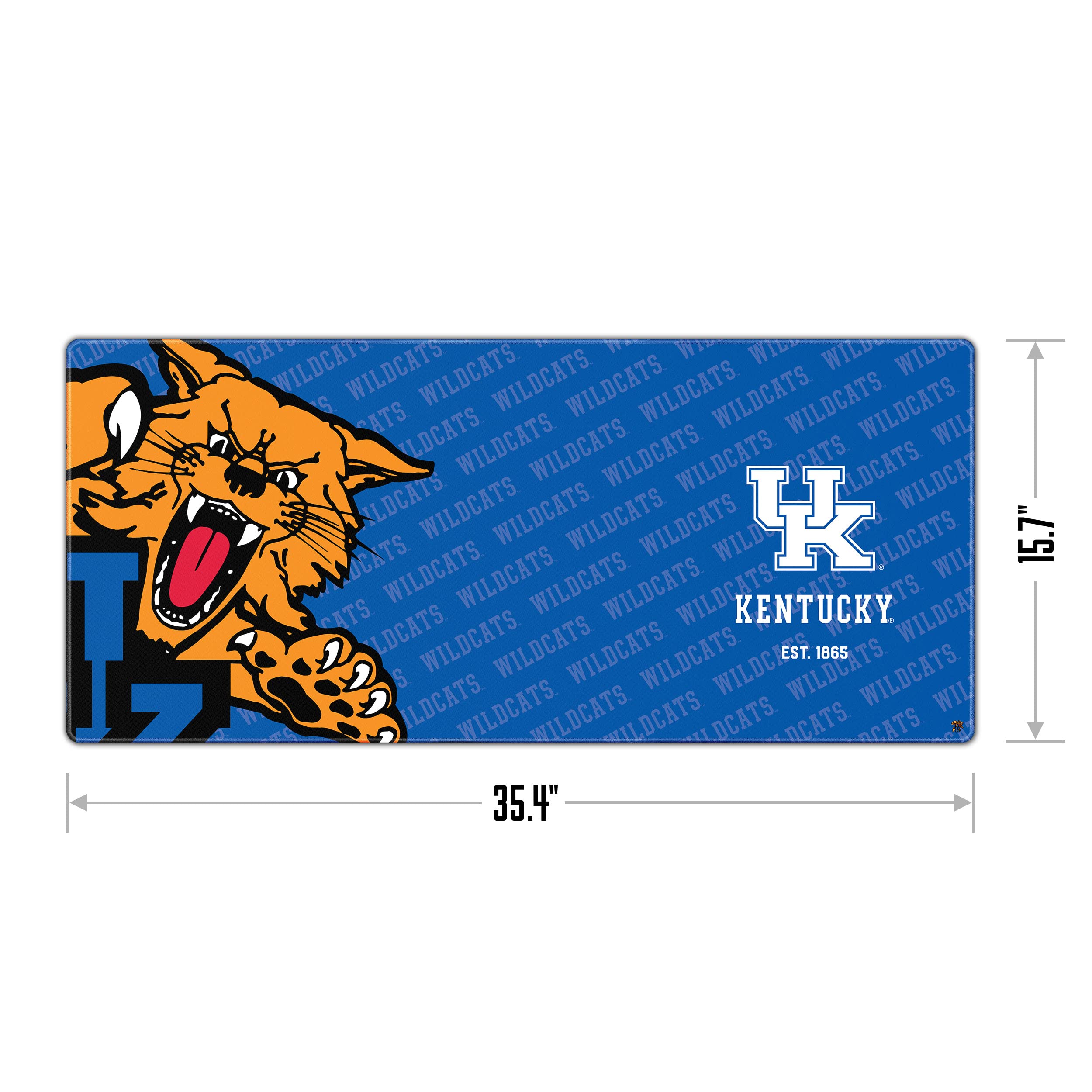 YouTheFan NCAA Kentucky Wildcats Logo Series Desk Pad - Sports Collectibles, Sports Memorabilia, Sports Fan Shop, Sports Gifts