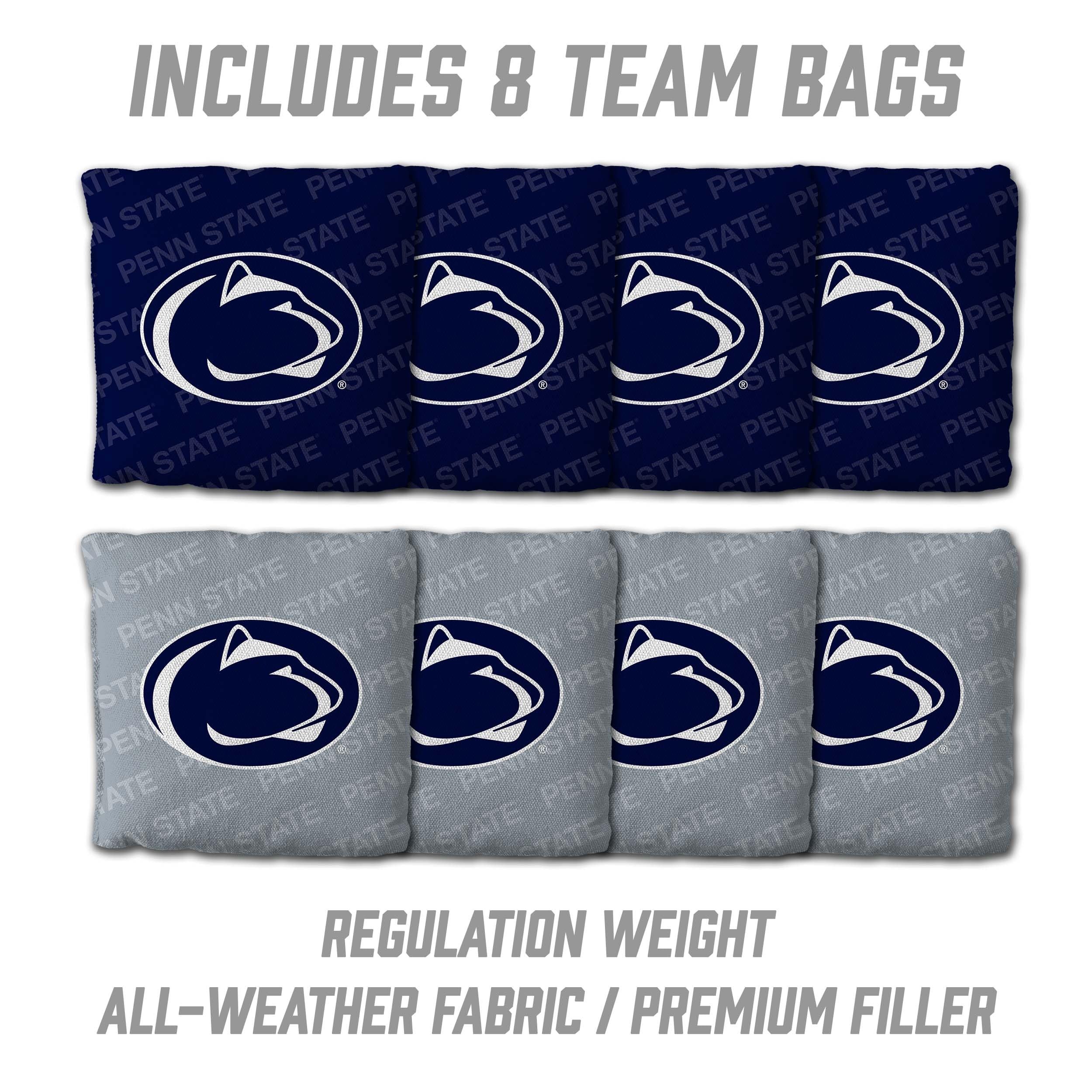 YouTheFan NCAA Penn State Nittany Lions 2’ x 3’ Wood Cornhole Game with Logo Bags - Sports Collectibles, Sports Memorabilia, Sports Fan Shop, Sports Gifts