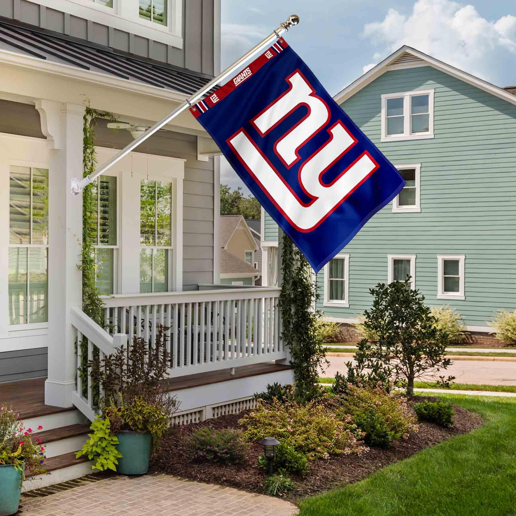 WinCraft New York Giants Printed Header 3x5 Foot Banner Flag - Sports Collectibles, Sports Memorabilia, Sports Fan Shop, Sports Gifts