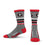 For Bare Feet NCAA Georgia Bulldogs 5 Star Crew Sock Marble Grey Large - Sports Gifts, Sports Memorabilia, Sports Collectibles, Fan Shop
