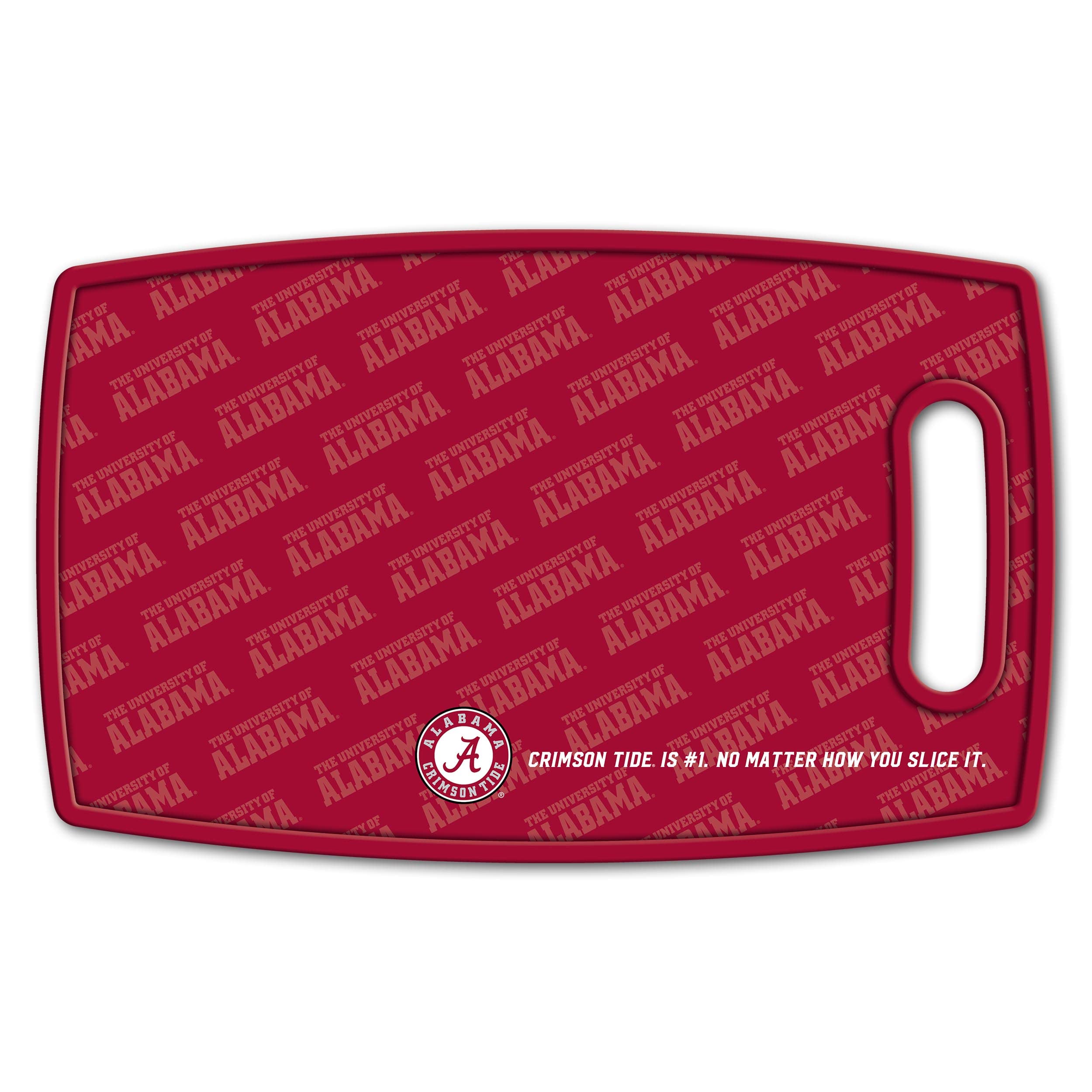YouTheFan NCAA Alabama Crimson Tide Logo Series Cutting Board, Team Colors - Sports Collectibles, Sports Memorabilia, Sports Fan Shop, Sports Gifts