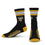 For Bare Feet NHL Pittsburgh Penguins 4 Stripe Deuce Crew Sock Team Color LARGE - Sports Gifts, Sports Memorabilia, Sports Collectibles, Fan Shop