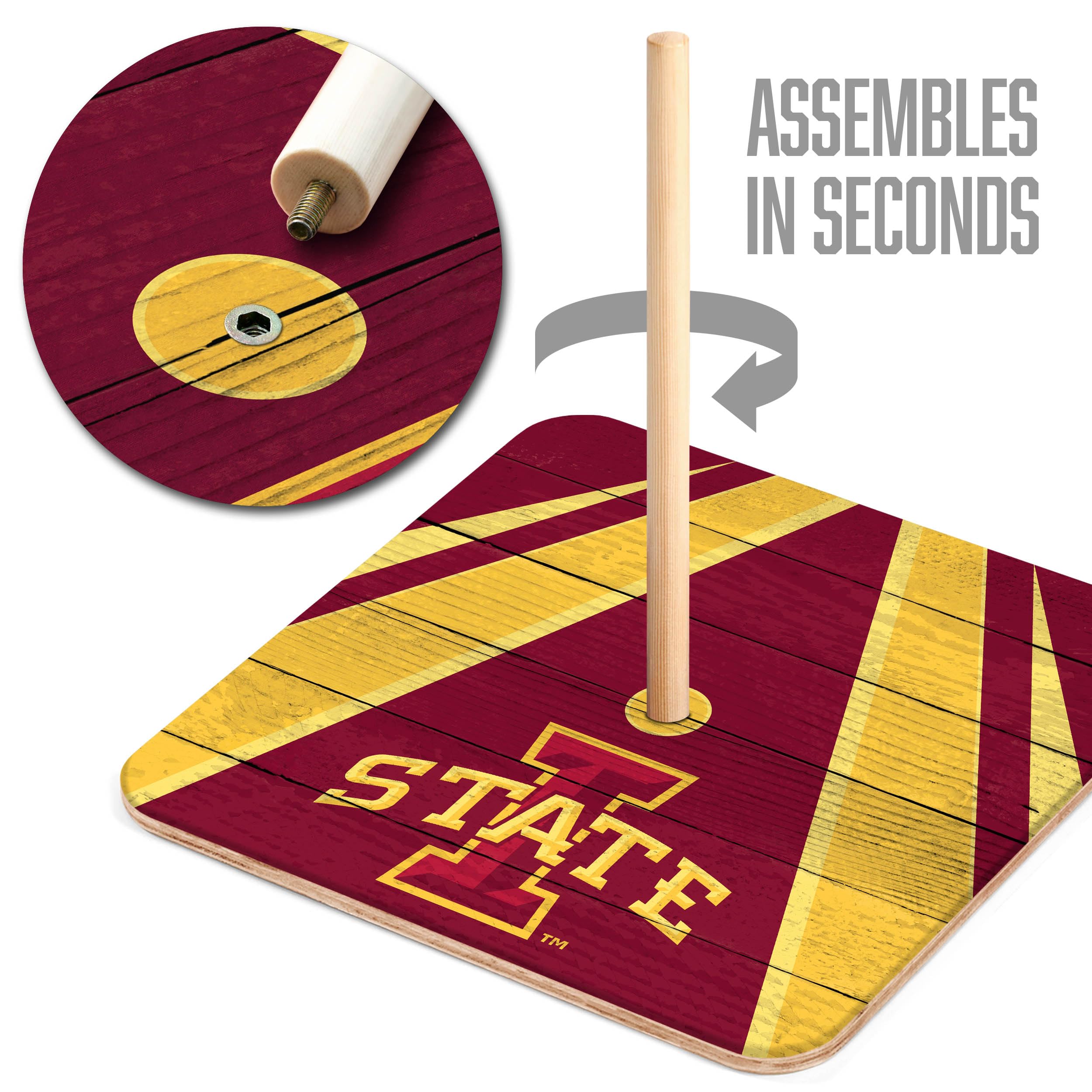 YouTheFan NCAA Iowa State Cyclones Horseshoe Bags - Sports Collectibles, Sports Memorabilia, Sports Fan Shop, Sports Gifts