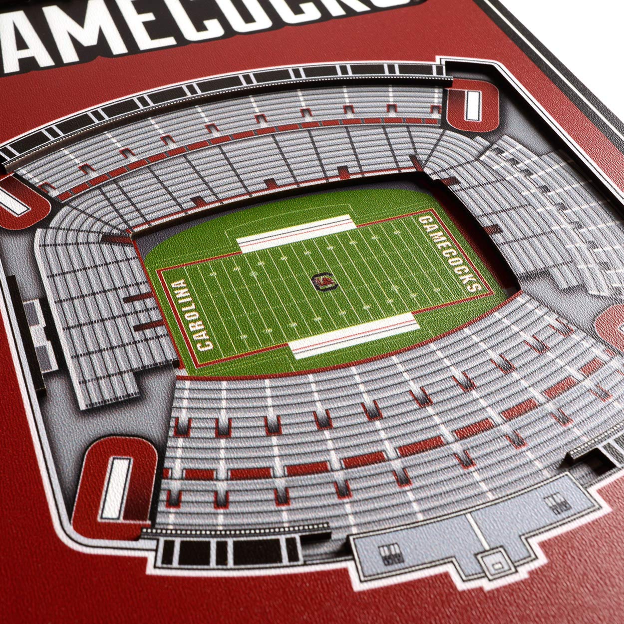 YouTheFan NCAA South Carolina Gamecocks 3D Stadium 8x32 Banner - Brice Stadium - Sports Collectibles, Sports Memorabilia, Sports Fan Shop, Sports Gifts