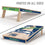 YouTheFan NFL Seattle Seahawks 2’ x 4’ Professional Wood Cornhole Game with Logo Bags - Sports Collectibles, Sports Memorabilia, Sports Fan Shop, Sports Gifts