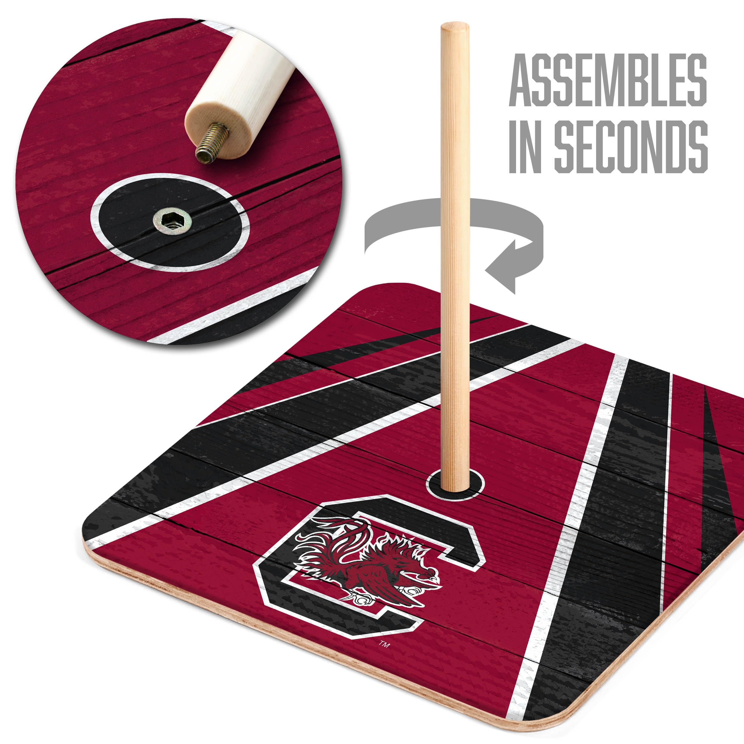 YouTheFan NCAA South Carolina Gamecocks Horseshoe Bags - Sports Collectibles, Sports Memorabilia, Sports Fan Shop, Sports Gifts