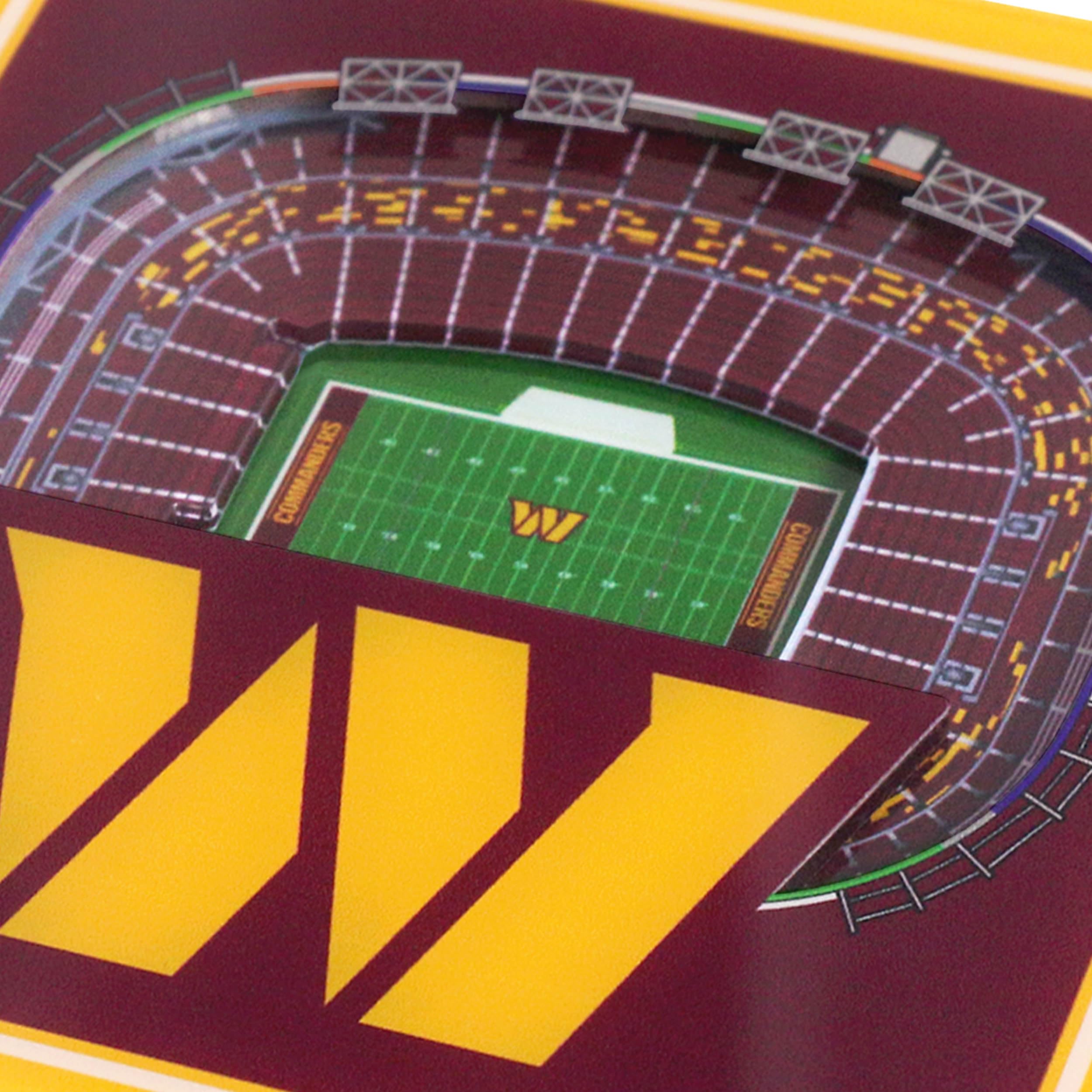 YouTheFan NFL Washington Commanders Licensed Fan Cribbage Wood Board Game - Sports Collectibles, Sports Memorabilia, Sports Fan Shop, Sports Gifts