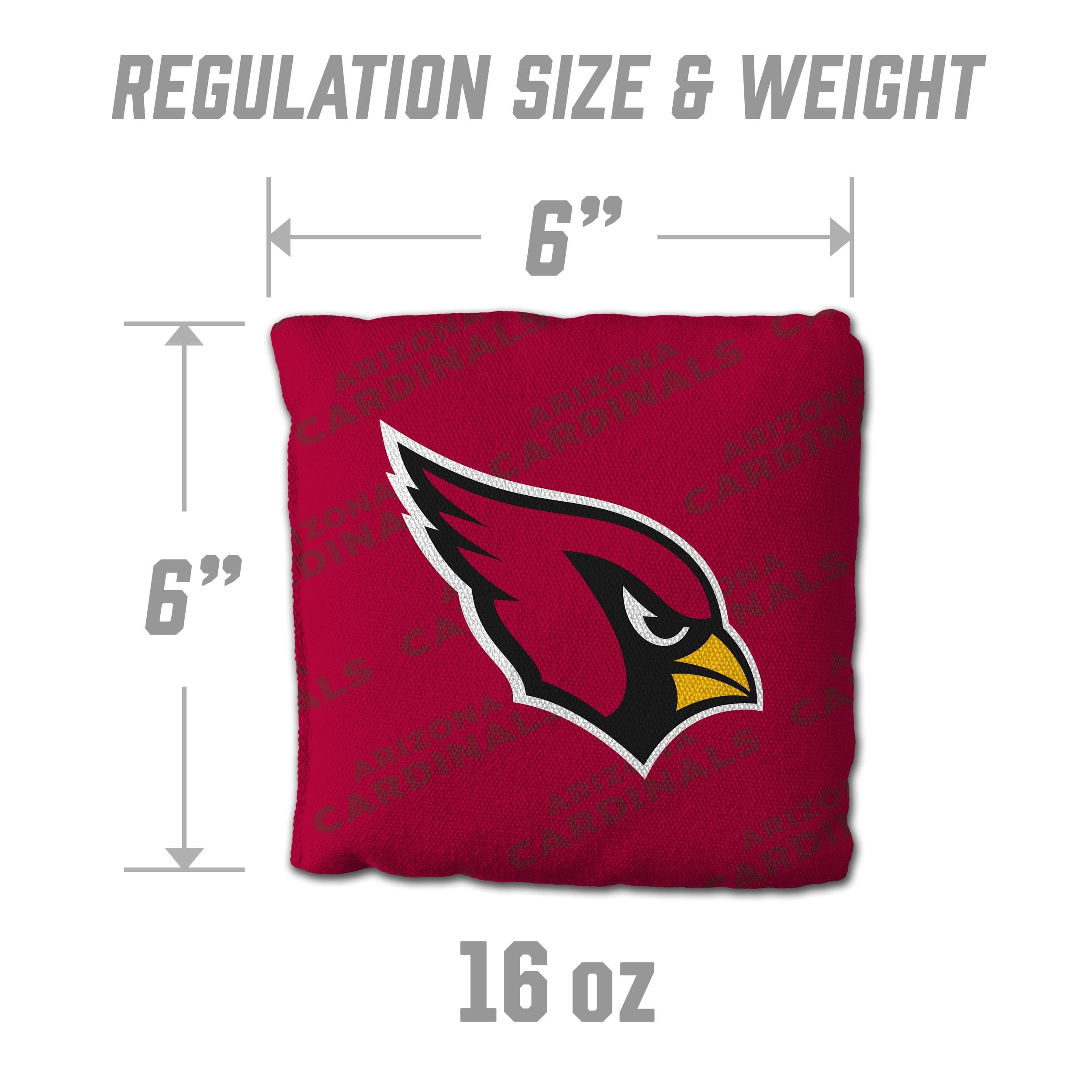 YouTheFan NFL Arizona Cardinals Cornhole Bags - 4PK - Red - Sports Collectibles, Sports Memorabilia, Sports Fan Shop, Sports Gifts