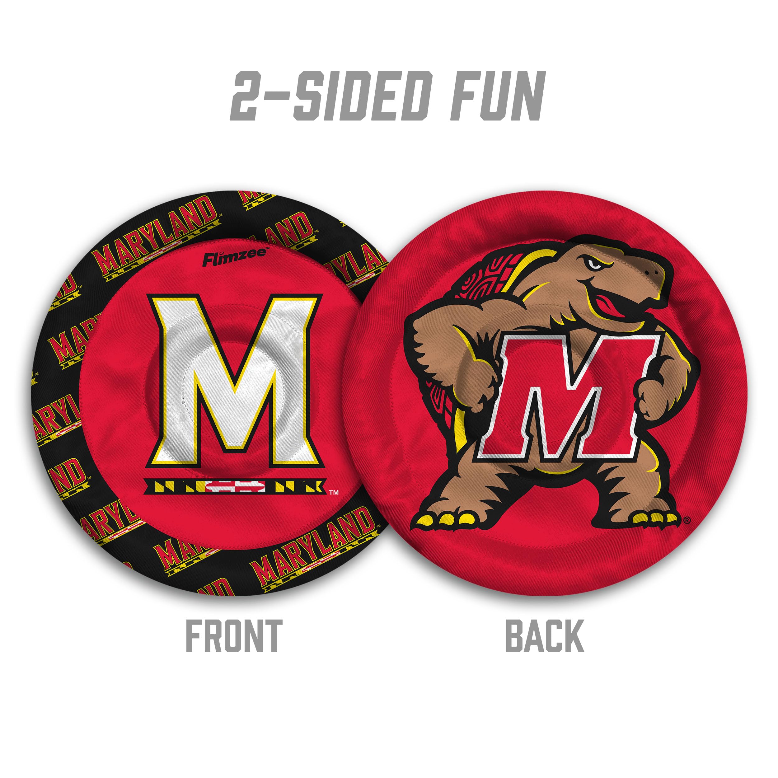YouTheFan NCAA Maryland Terrapins Flimzee Bean-Bag Flying Disc - Sports Collectibles, Sports Memorabilia, Sports Fan Shop, Sports Gifts