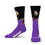 For Bare Feet NFL MINNESOTA VIKINGS Black Wave Crew Sock Team Color YOUTH - Sports Gifts, Sports Memorabilia, Sports Collectibles, Fan Shop