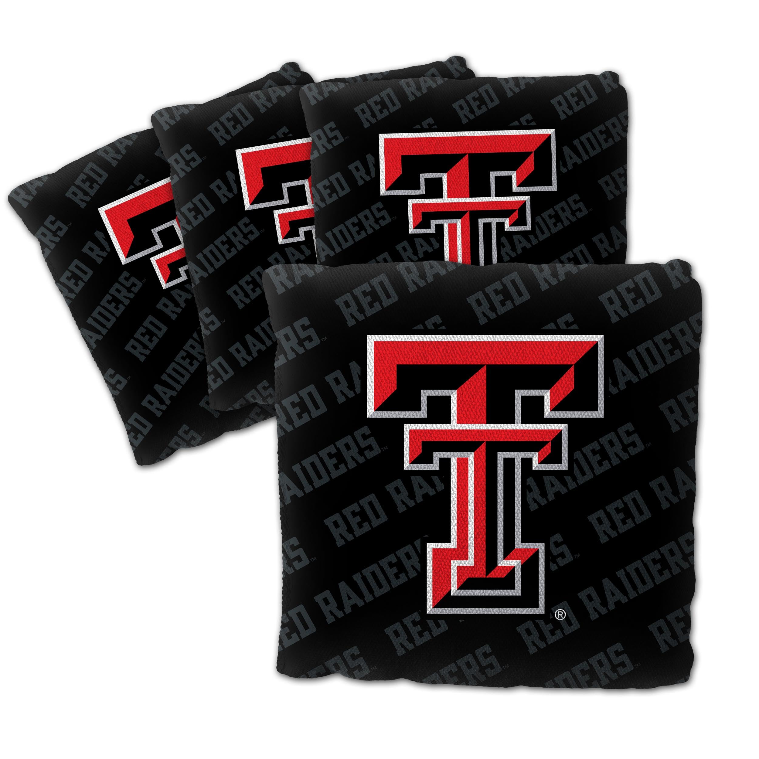 YouTheFan NCAA Texas Tech Red Raiders Cornhole Bags - 4PK - Black - Sports Collectibles, Sports Memorabilia, Sports Fan Shop, Sports Gifts
