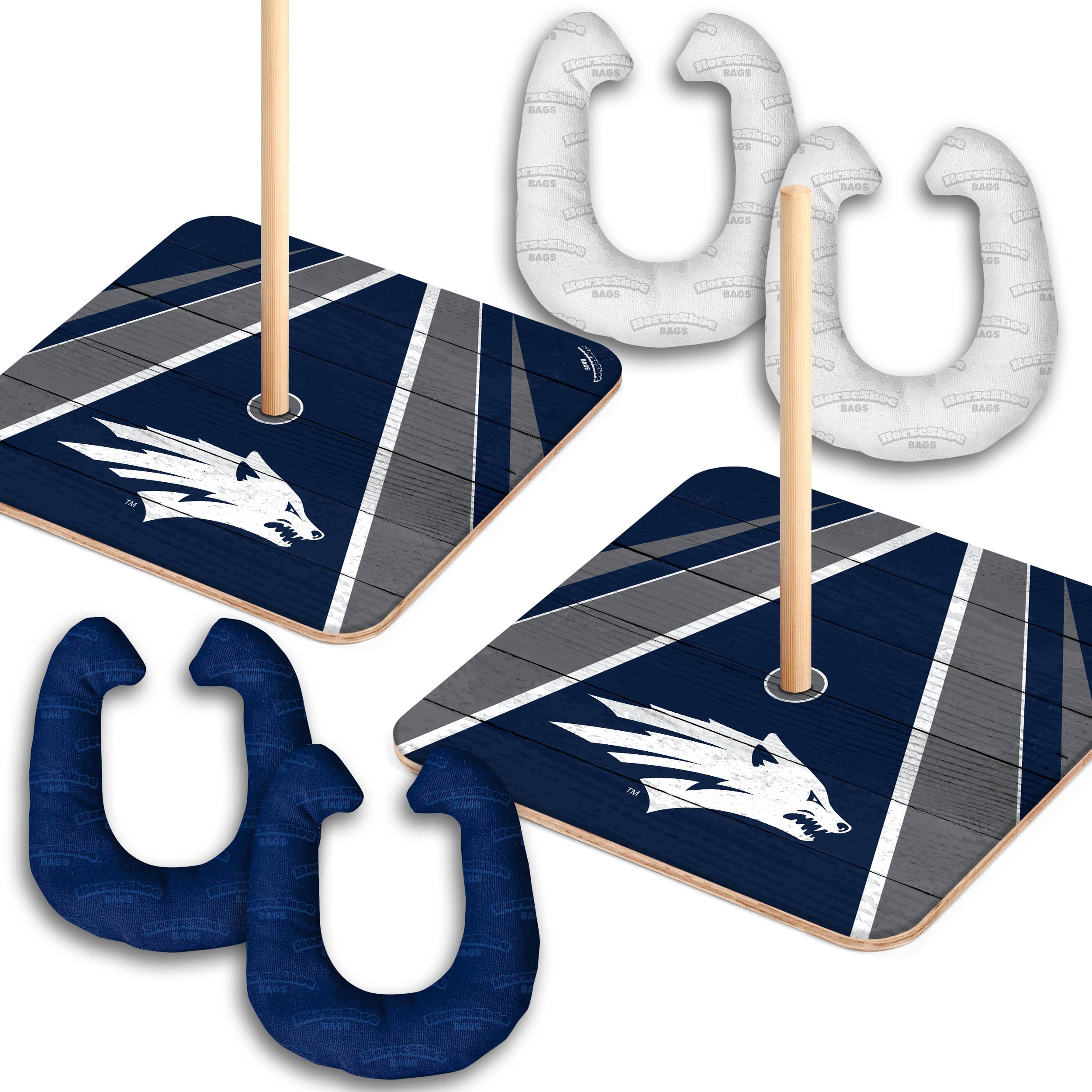 YouTheFan NCAA Nevada Wolf Pack Horseshoe Bags - Sports Collectibles, Sports Memorabilia, Sports Fan Shop, Sports Gifts