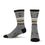 For Bare Feet Mens NCAA Central Florida Knights 5 Star Crew Sock Marble Grey Large - Sports Gifts, Sports Memorabilia, Sports Collectibles, Fan Shop