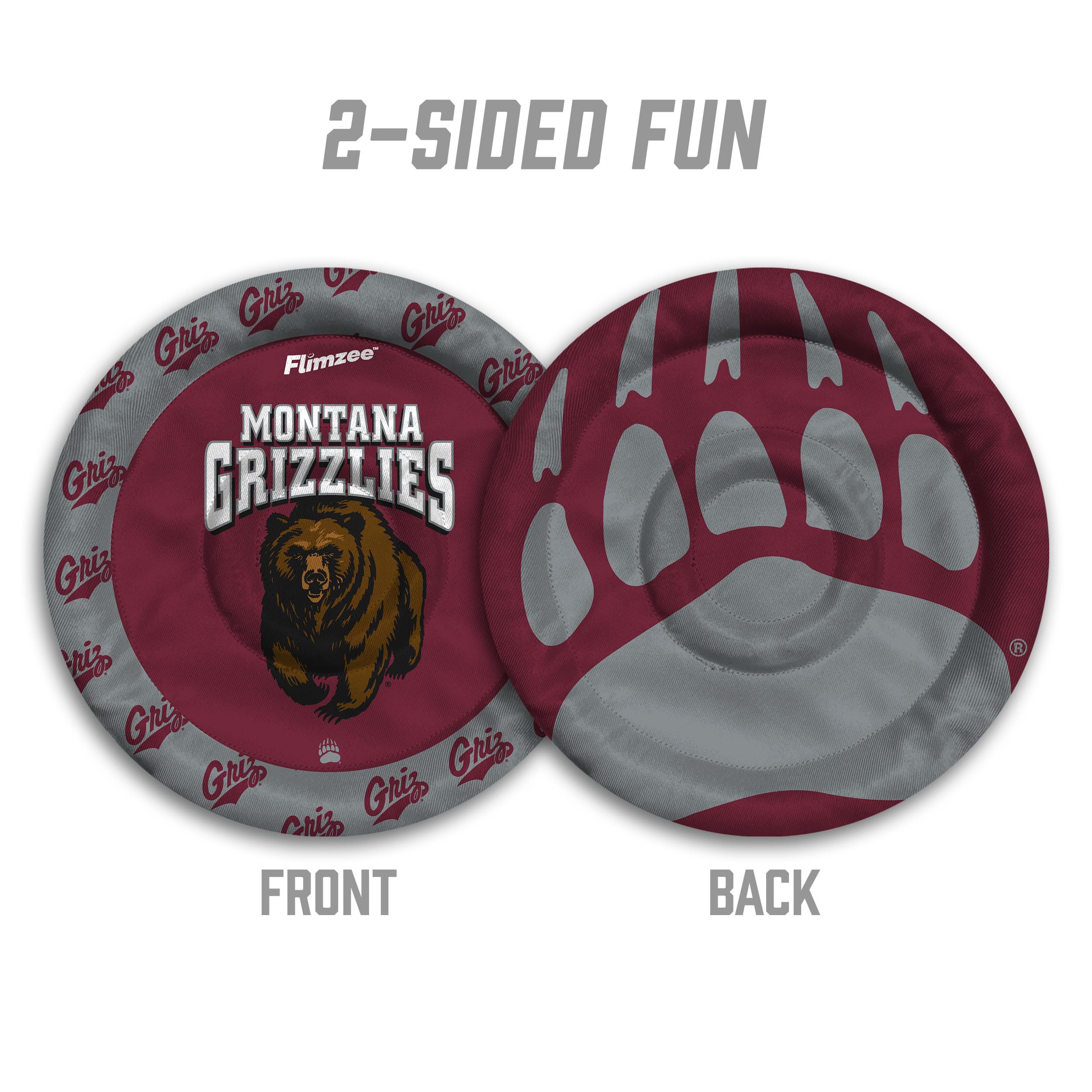 YouTheFan NCAA Montana Grizzlies Flimzee Bean-Bag Flying Disc - Sports Collectibles, Sports Memorabilia, Sports Fan Shop, Sports Gifts