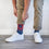 For Bare Feet NFL NEW YORK GIANTS Elevate Premium Dress Crew Sock Team Color Large - Sports Gifts, Sports Memorabilia, Sports Collectibles, Fan Shop