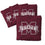 YouTheFan NCAA Mississippi State Bulldogs Cornhole Bags - 4PK - Maroon - Sports Collectibles, Sports Memorabilia, Sports Fan Shop, Sports Gifts