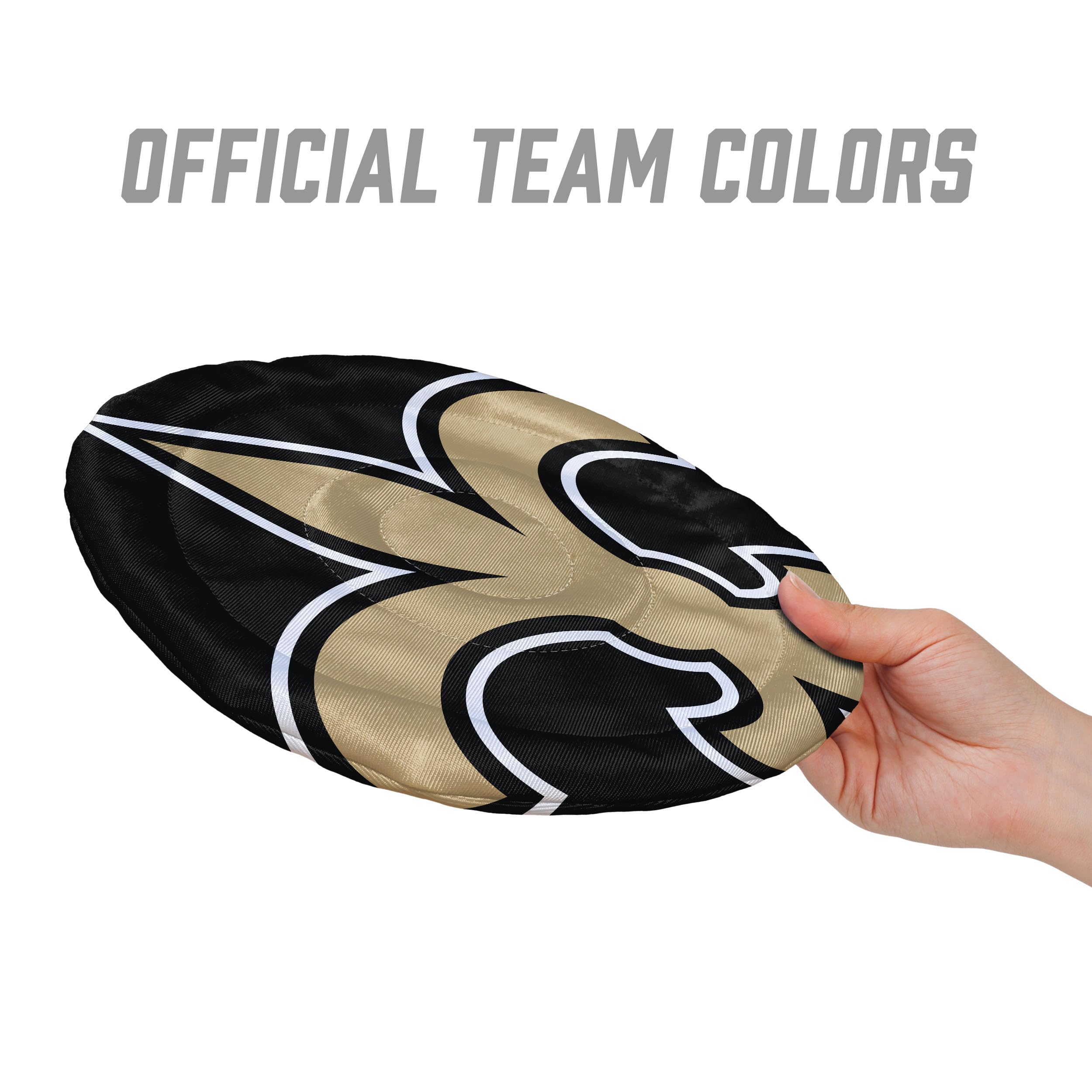 YouTheFan NFL New Orleans Saints Flimzee Bean-Bag Flying Disc - Sports Collectibles, Sports Memorabilia, Sports Fan Shop, Sports Gifts