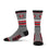 For Bare Feet Mens NFL San Francisco 49Ers 5 Star Crew Sock Marble Grey Large - Sports Gifts, Sports Memorabilia, Sports Collectibles, Fan Shop