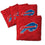 YouTheFan NFL Buffalo Bills Cornhole Bags - 4PK - Red - Sports Collectibles, Sports Memorabilia, Sports Fan Shop, Sports Gifts