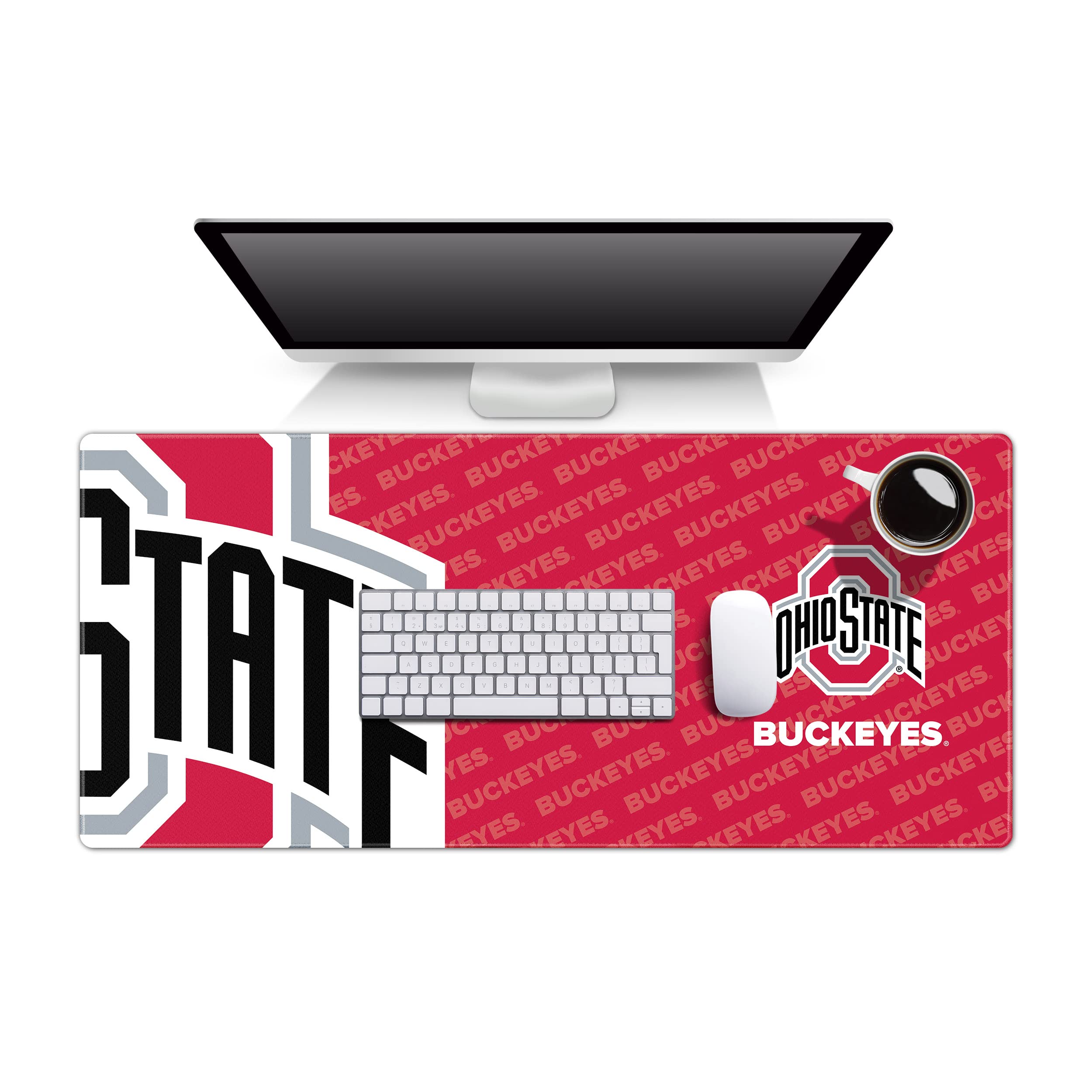 YouTheFan NCAA Ohio State Buckeyes Logo Series Desk Pad - Sports Collectibles, Sports Memorabilia, Sports Fan Shop, Sports Gifts