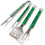 YouTheFan 810689028598 Notre Dame Spirit Series 3pc BBQ Set, 22" x 9", Team Colors - Sports Collectibles, Sports Memorabilia, Sports Fan Shop, Sports Gifts