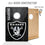 YouTheFan NFL Las Vegas Raiders 2’ x 3’ Wood Cornhole Game with Logo Bags - Sports Collectibles, Sports Memorabilia, Sports Fan Shop, Sports Gifts