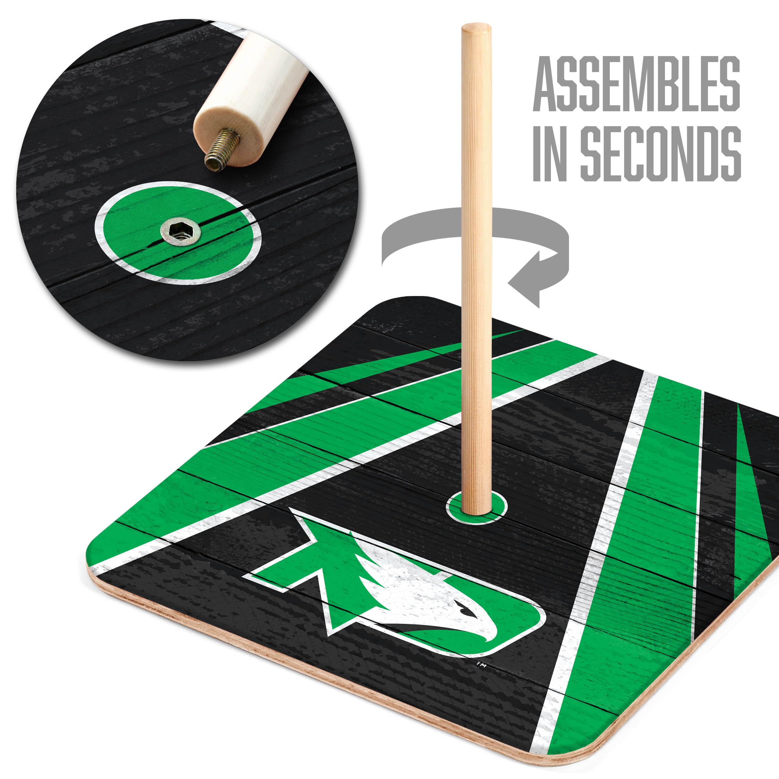 YouTheFan NCAA North Dakota Fighting Hawk Horseshoe Bags - Sports Collectibles, Sports Memorabilia, Sports Fan Shop, Sports Gifts