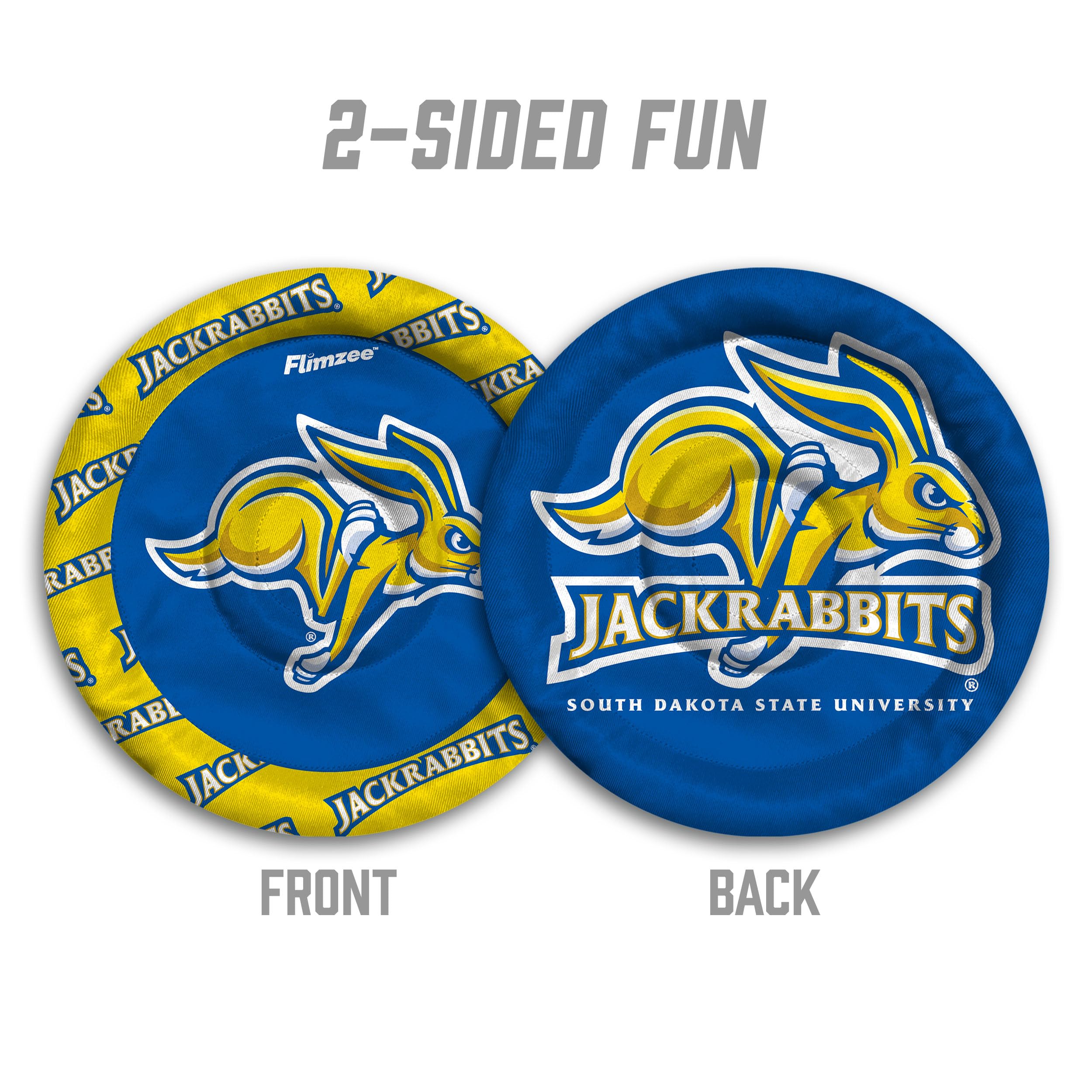 YouTheFan NCAA South Dakota State Jackrabbits Flimzee Bean-Bag Flying Disc - Sports Collectibles, Sports Memorabilia, Sports Fan Shop, Sports Gifts