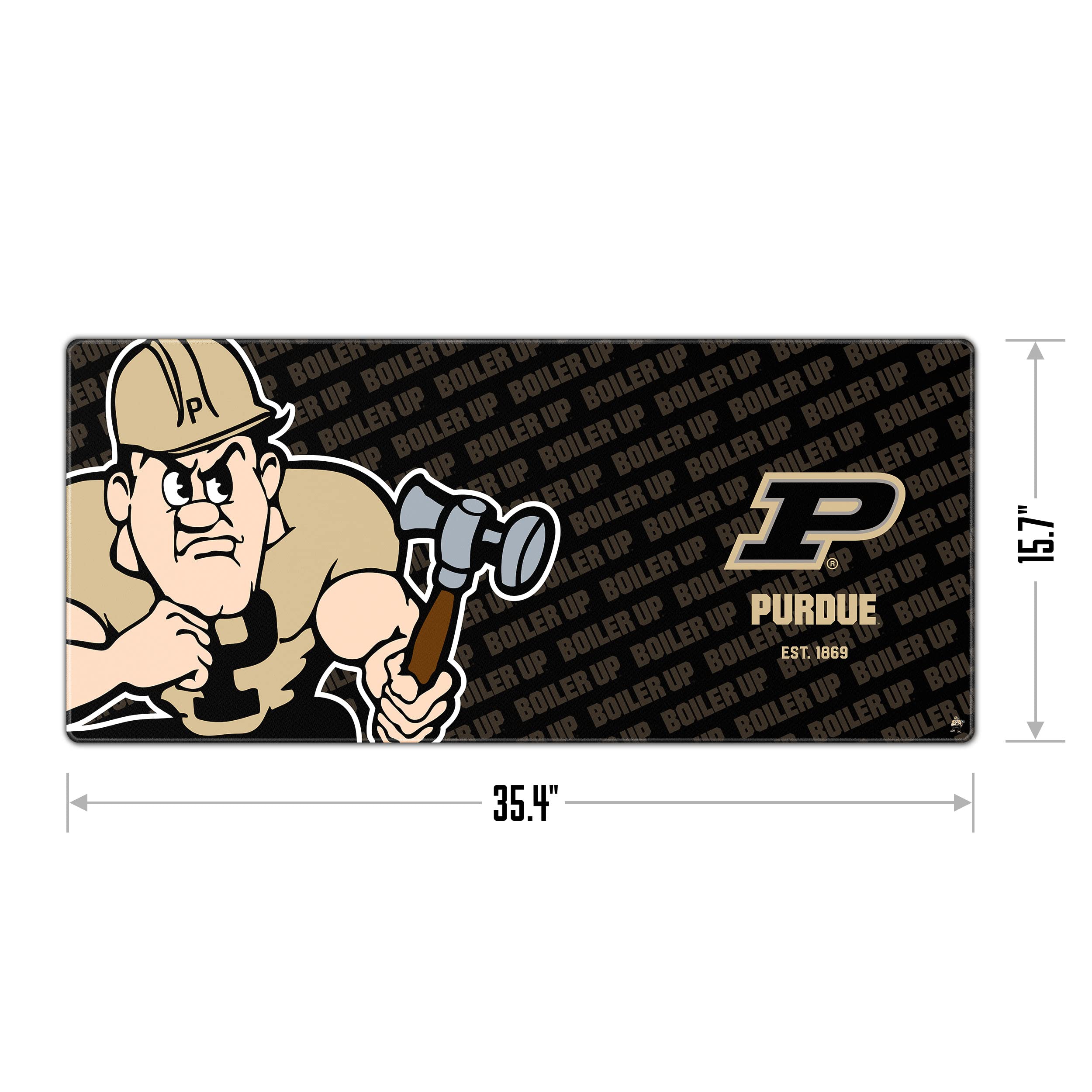 YouTheFan NCAA Purdue Boilermakers Logo Series Desk Pad - Sports Collectibles, Sports Memorabilia, Sports Fan Shop, Sports Gifts