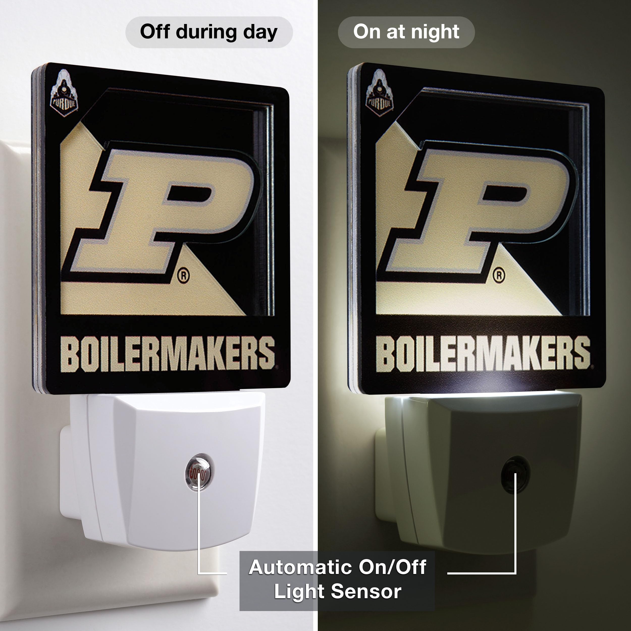 YouTheFan NCAA Purdue Boilermakers Logo Series Nite Light - Sports Collectibles, Sports Memorabilia, Sports Fan Shop, Sports Gifts