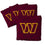 YouTheFan NFL Washington Commanders Cornhole Bags - 4PK - Maroon - Sports Collectibles, Sports Memorabilia, Sports Fan Shop, Sports Gifts