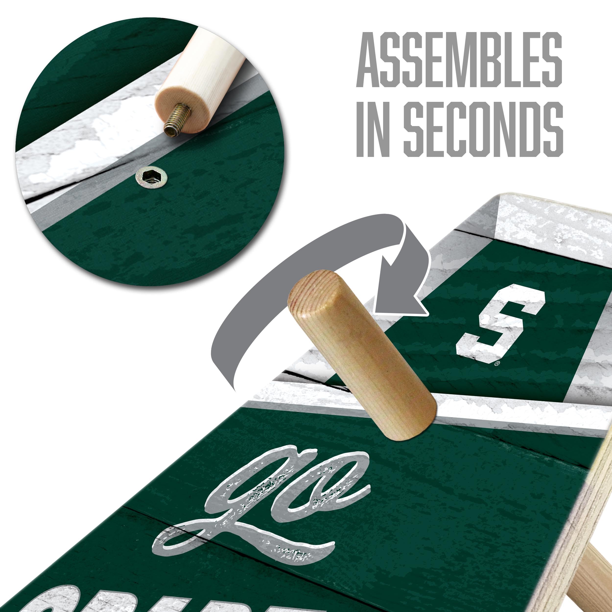 YouTheFan NCAA Michigan State Spartans RingBag - Sports Collectibles, Sports Memorabilia, Sports Fan Shop, Sports Gifts