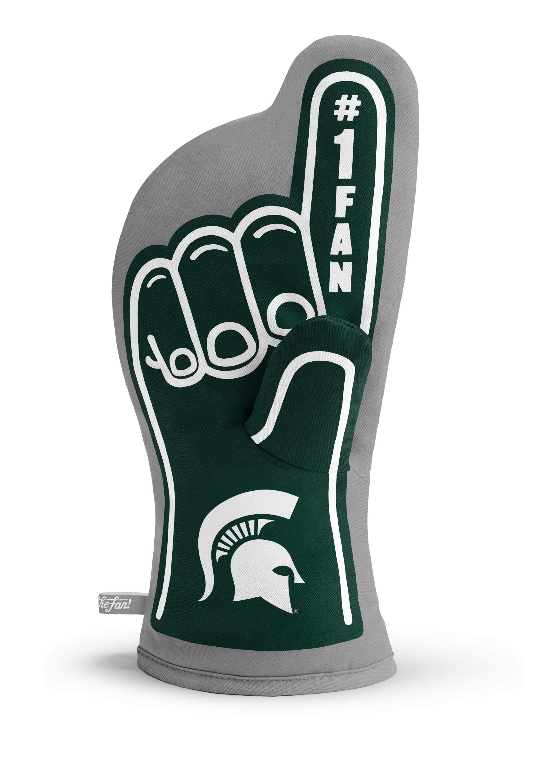 YouTheFan NCAA Michigan State Spartans #1 Oven Mitt , 13.25" x 6.5" - Sports Collectibles, Sports Memorabilia, Sports Fan Shop, Sports Gifts