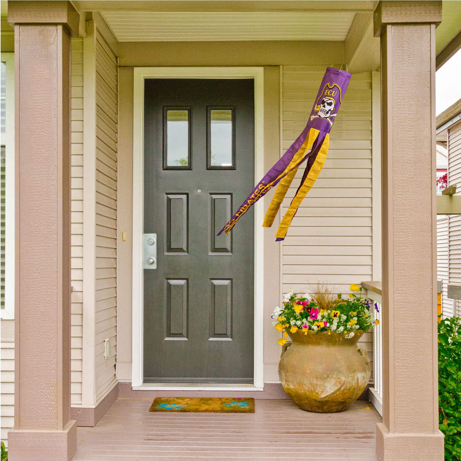 College Flags & Banners Co. East Carolina Pirates Windsock - Sports Collectibles, Sports Memorabilia, Sports Fan Shop, Sports Gifts