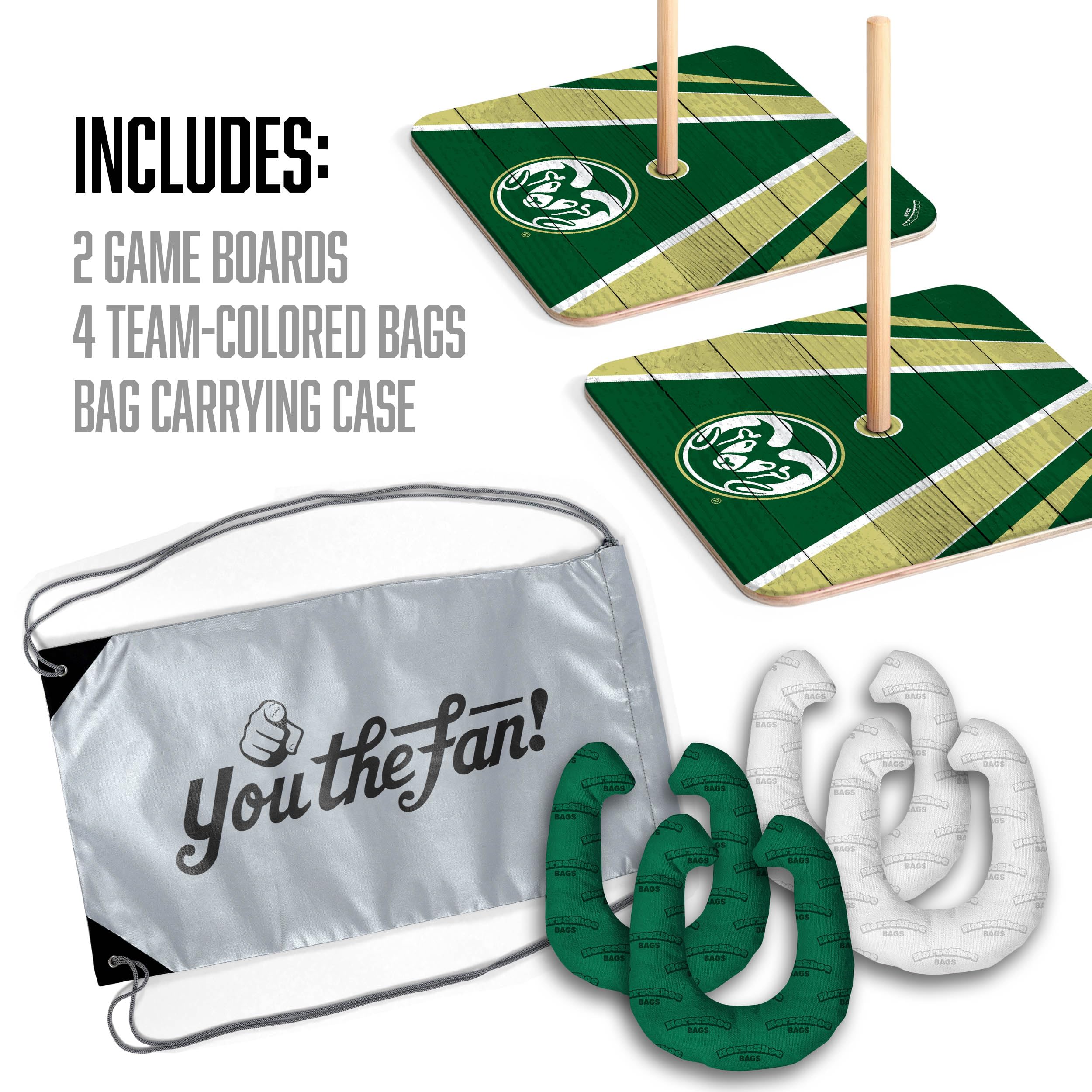 YouTheFan NCAA Colorado State Rams Horseshoe Bags - Sports Collectibles, Sports Memorabilia, Sports Fan Shop, Sports Gifts