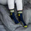 For Bare Feet NCAA Michigan Wolverines 4 Stripe Deuce Crew Sock Team Color LARGE - Sports Gifts, Sports Memorabilia, Sports Collectibles, Fan Shop