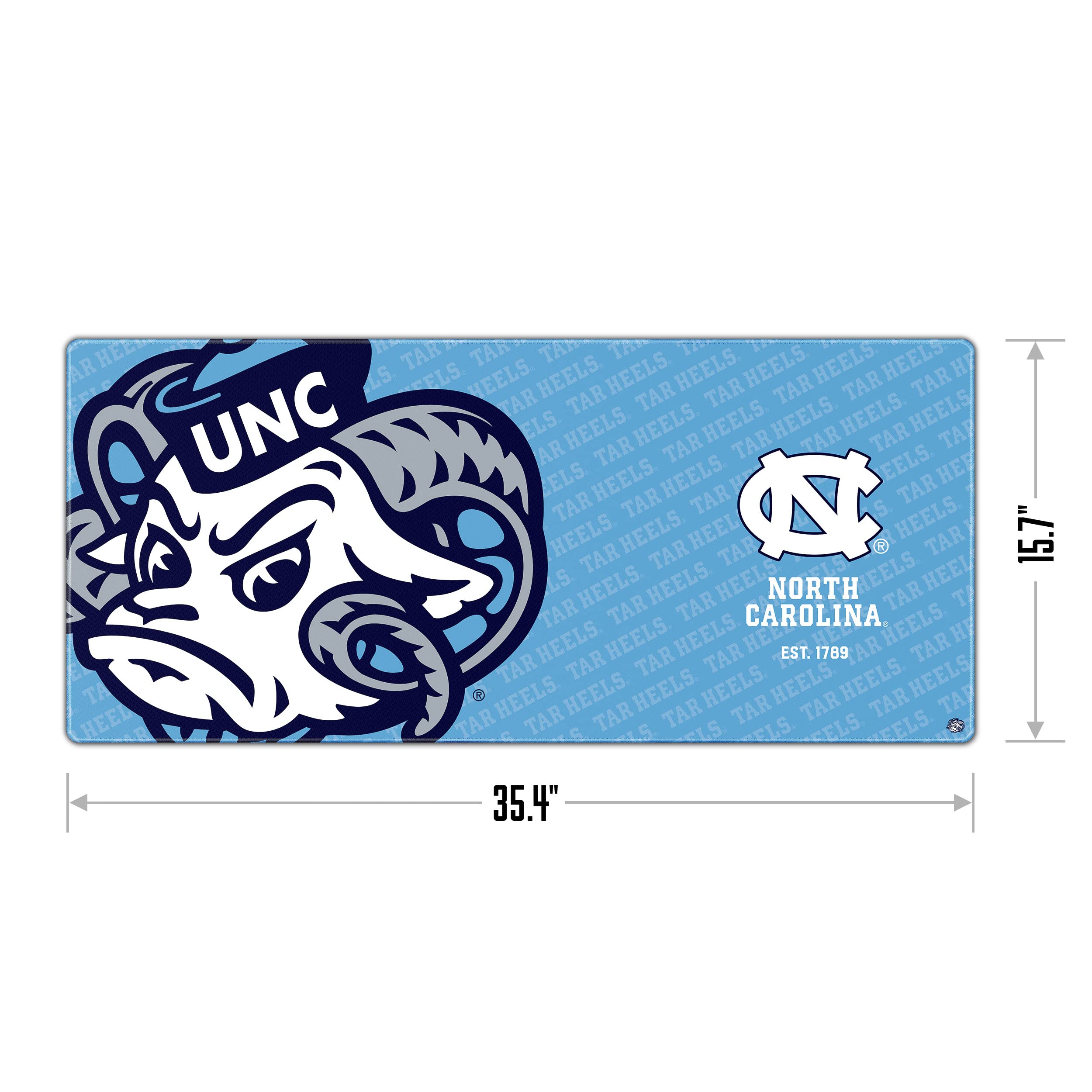 YouTheFan NCAA North Carolina Tar Heels Logo Series Desk Pad - Sports Collectibles, Sports Memorabilia, Sports Fan Shop, Sports Gifts
