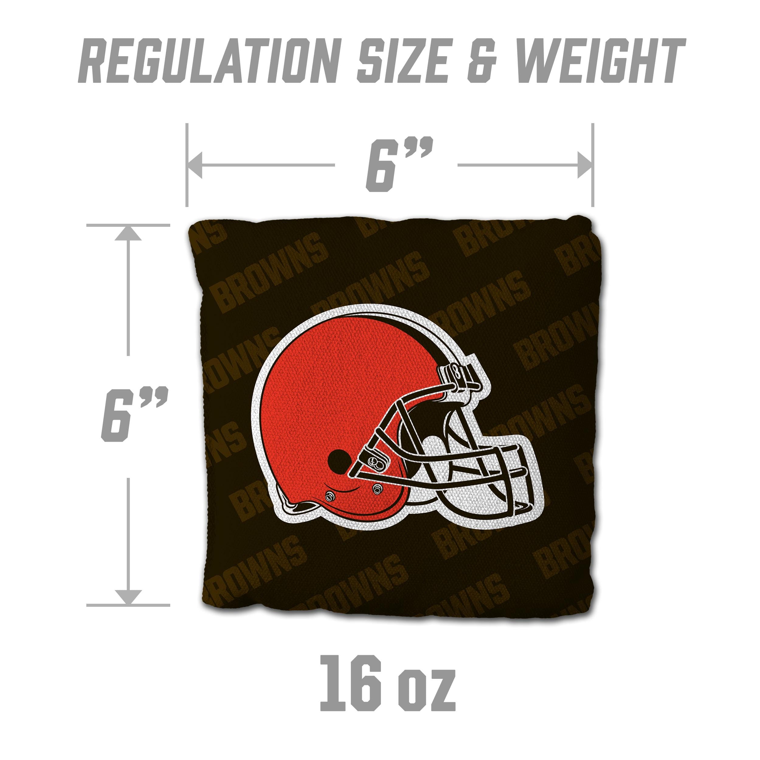 YouTheFan NFL Cleveland Browns Cornhole Bags - 4PK - Brown - Sports Collectibles, Sports Memorabilia, Sports Fan Shop, Sports Gifts