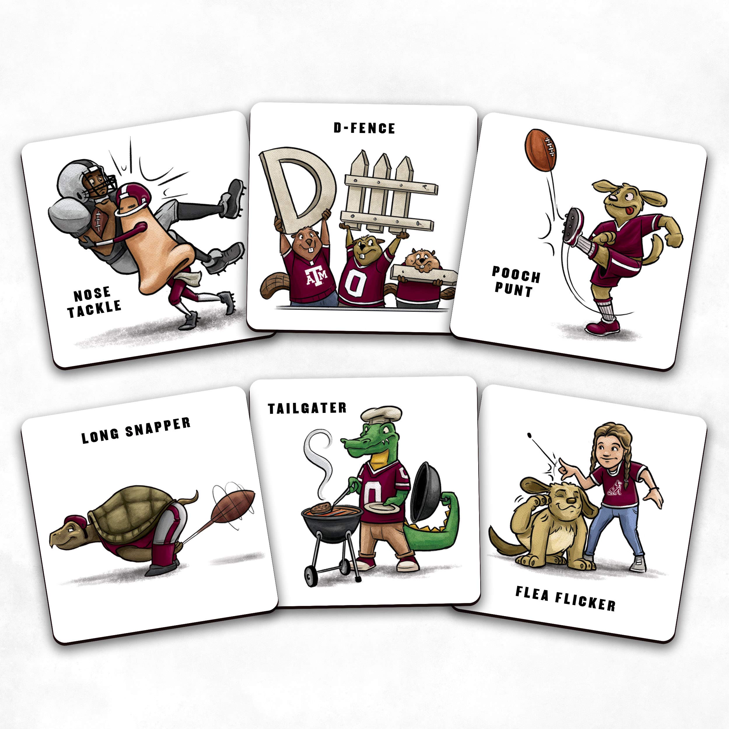 YouTheFan NCAA Texas A&M Aggies Licensed Memory Match Game - Sports Collectibles, Sports Memorabilia, Sports Fan Shop, Sports Gifts
