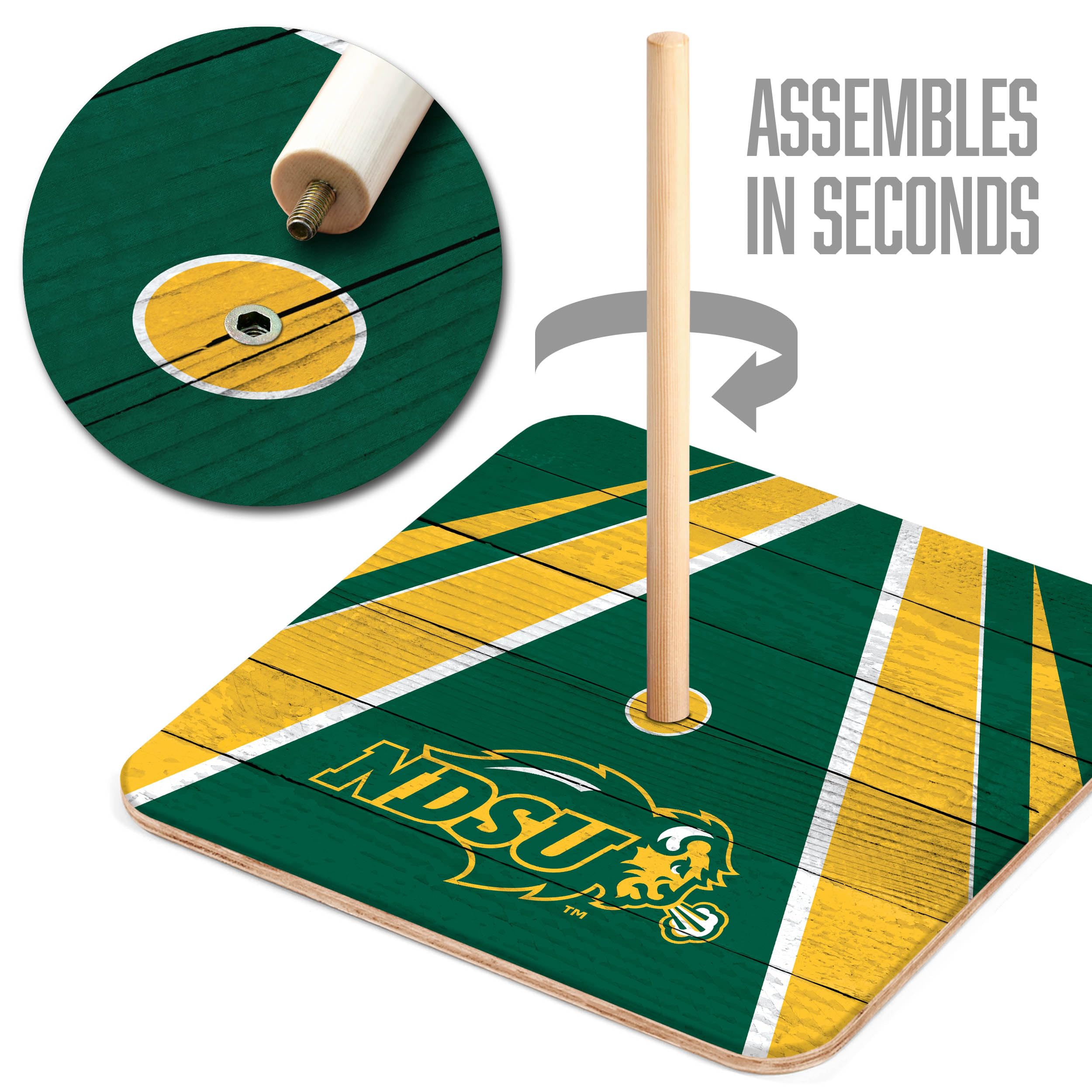 YouTheFan NCAA North Dakota State Bison Horseshoe Bags - Sports Collectibles, Sports Memorabilia, Sports Fan Shop, Sports Gifts