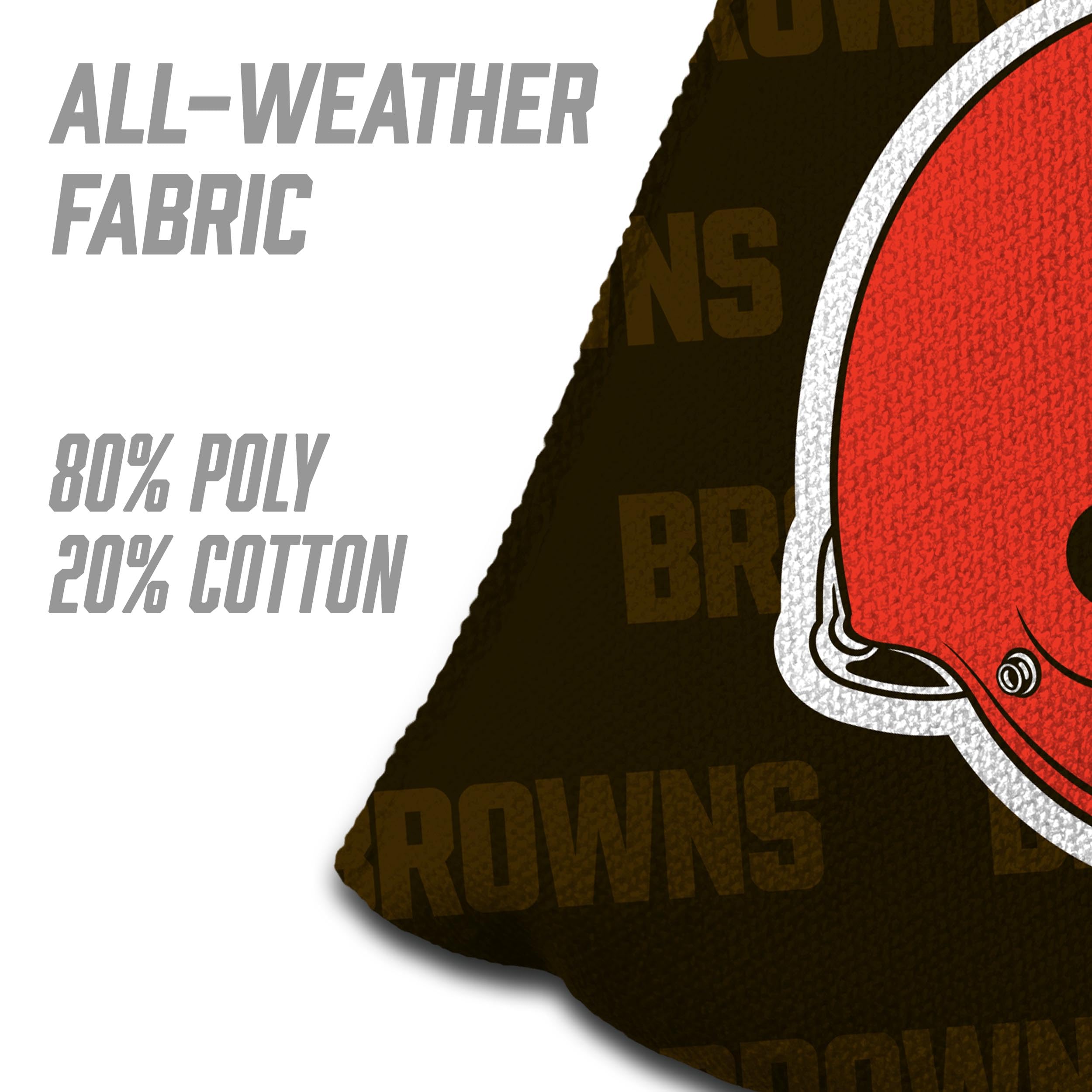 YouTheFan NFL Cleveland Browns Cornhole Bags - 4PK - Brown - Sports Collectibles, Sports Memorabilia, Sports Fan Shop, Sports Gifts