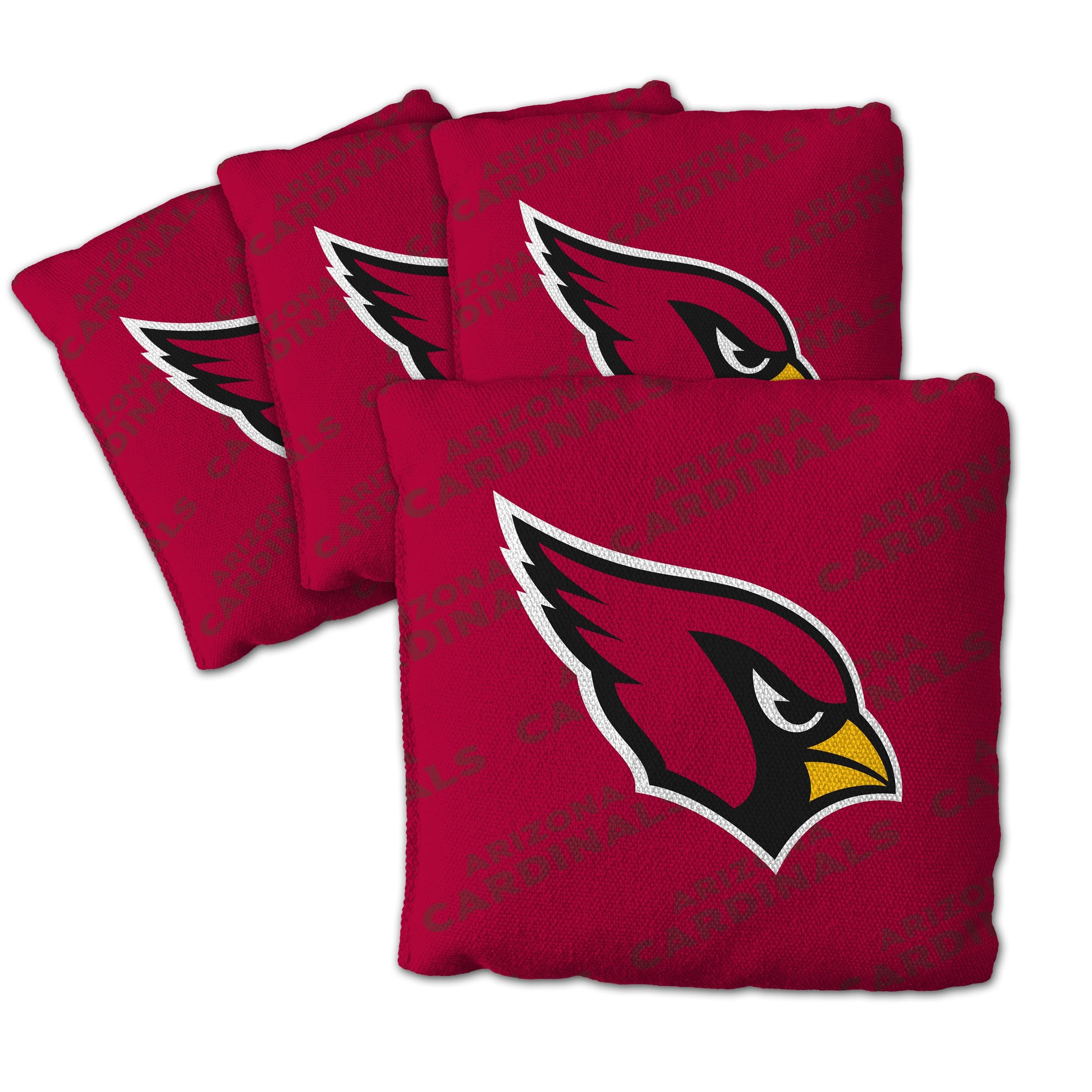 YouTheFan NFL Arizona Cardinals Cornhole Bags - 4PK - Red - Sports Collectibles, Sports Memorabilia, Sports Fan Shop, Sports Gifts