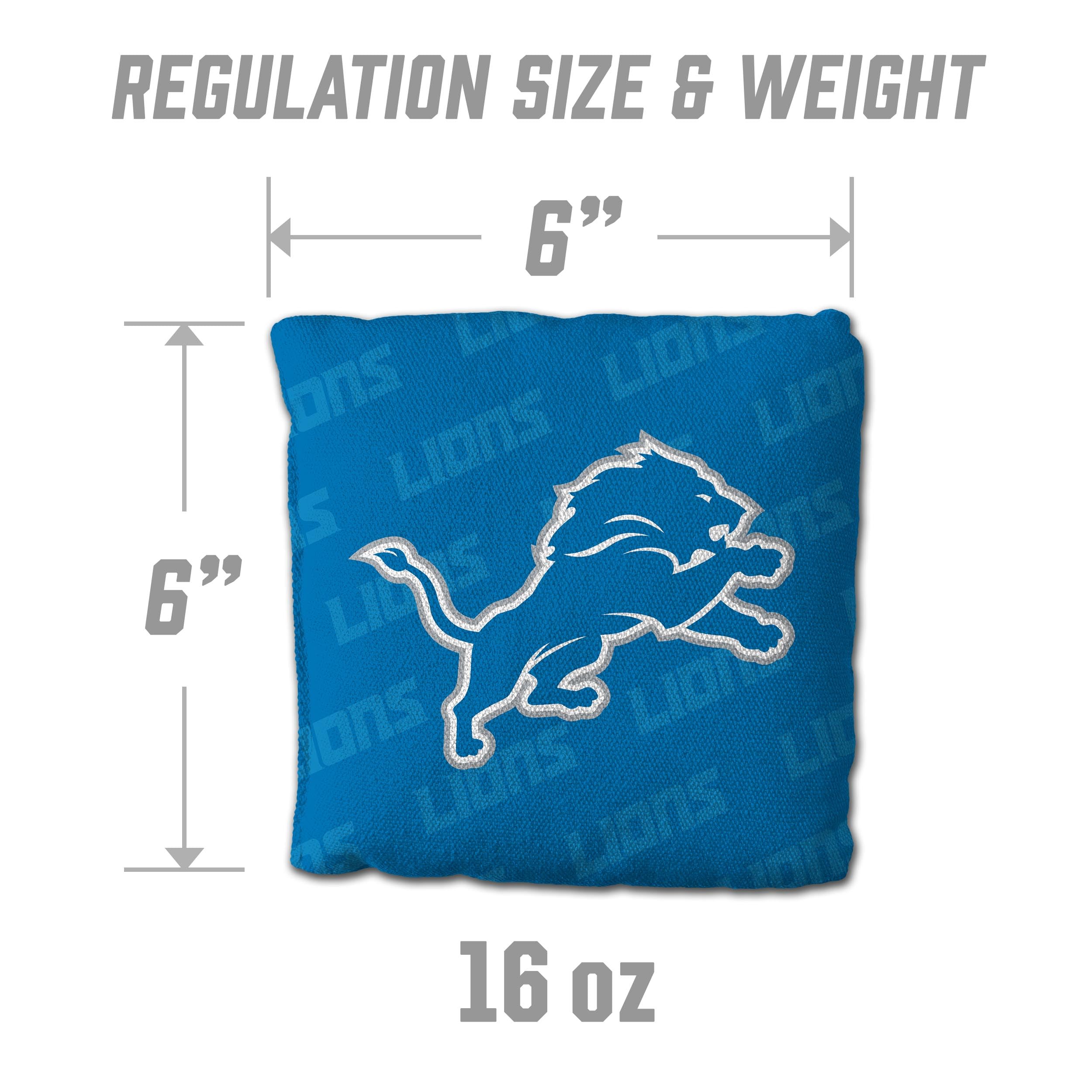YouTheFan NFL Detroit Lions Cornhole Bags - 4PK - Blue - Sports Collectibles, Sports Memorabilia, Sports Fan Shop, Sports Gifts
