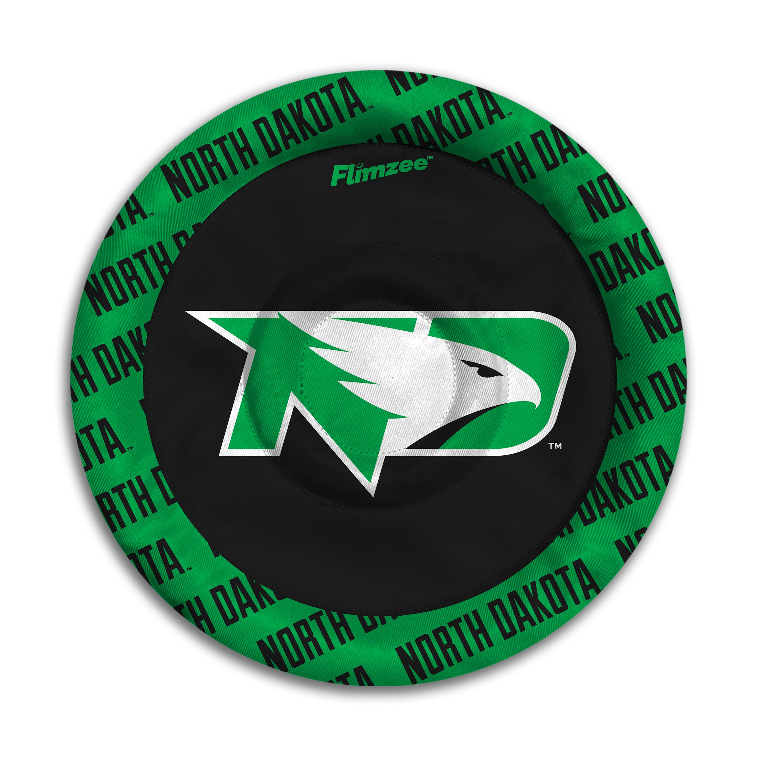YouTheFan NCAA North Dakota Fighting Hawks Flimzee Bean-Bag Flying Disc - Sports Collectibles, Sports Memorabilia, Sports Fan Shop, Sports Gifts