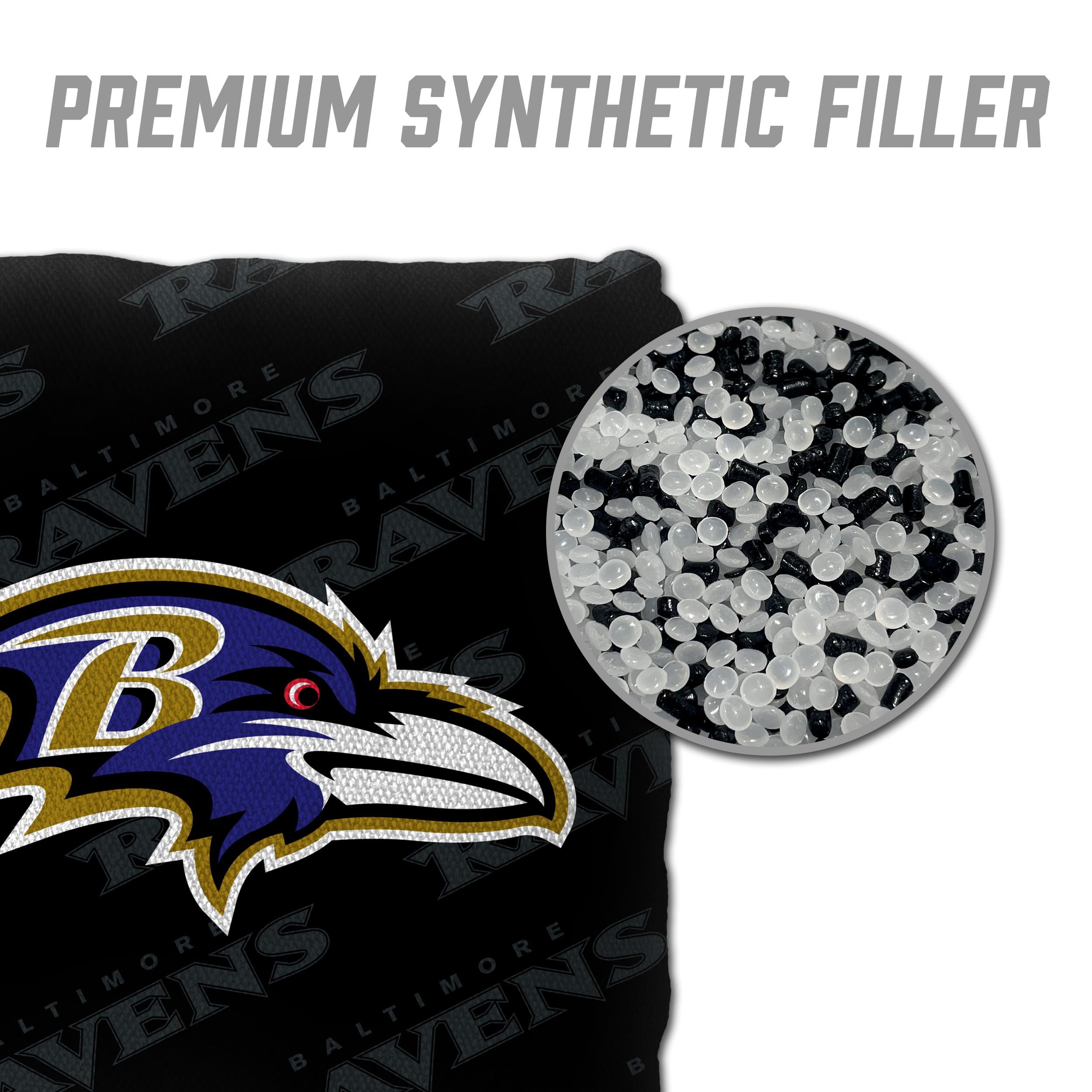 YouTheFan NFL Baltimore Ravens Cornhole Bags - 4PK - Black - Sports Collectibles, Sports Memorabilia, Sports Fan Shop, Sports Gifts
