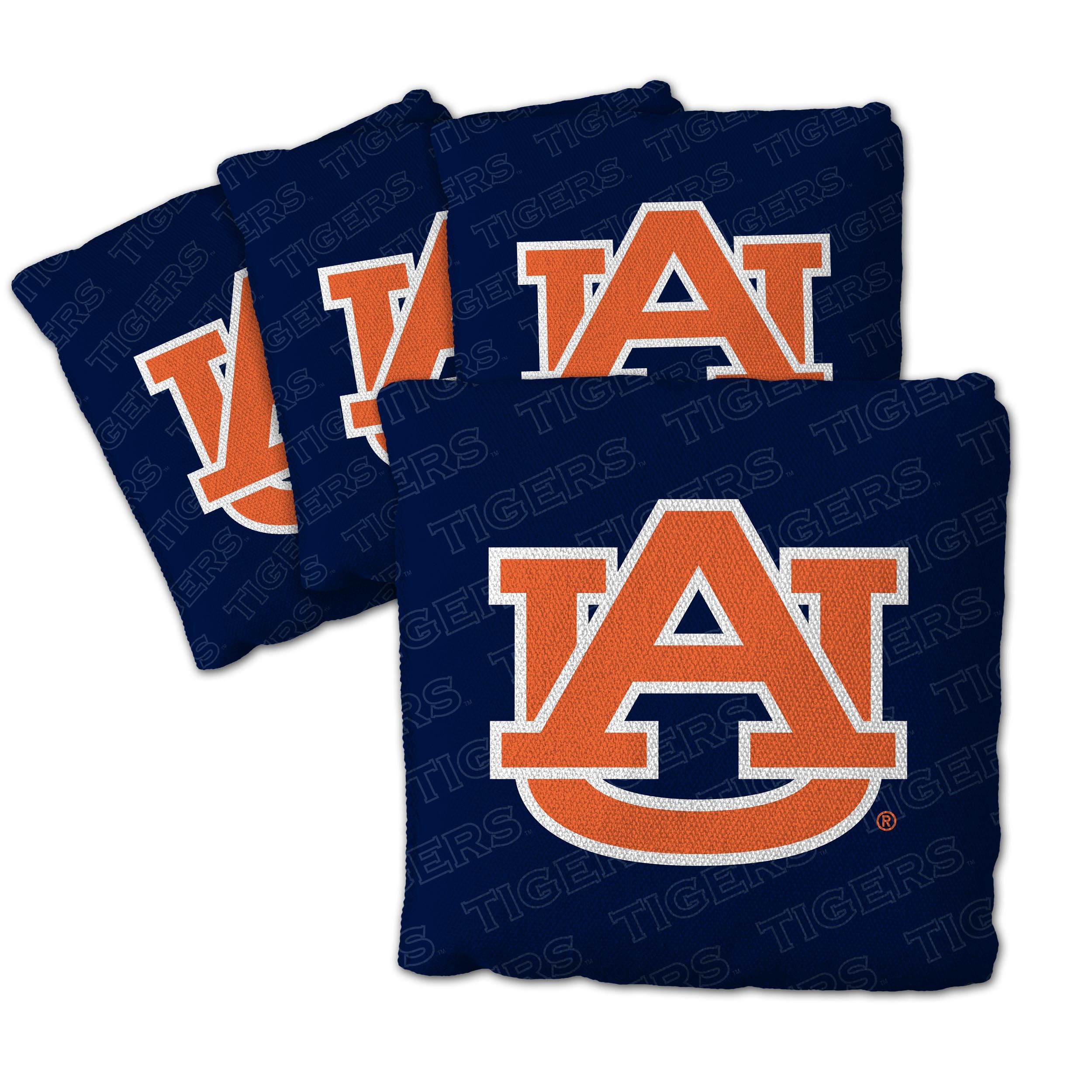 YouTheFan NCAA Auburn Tigers Cornhole Bags - 4PK - Blue - Sports Collectibles, Sports Memorabilia, Sports Fan Shop, Sports Gifts