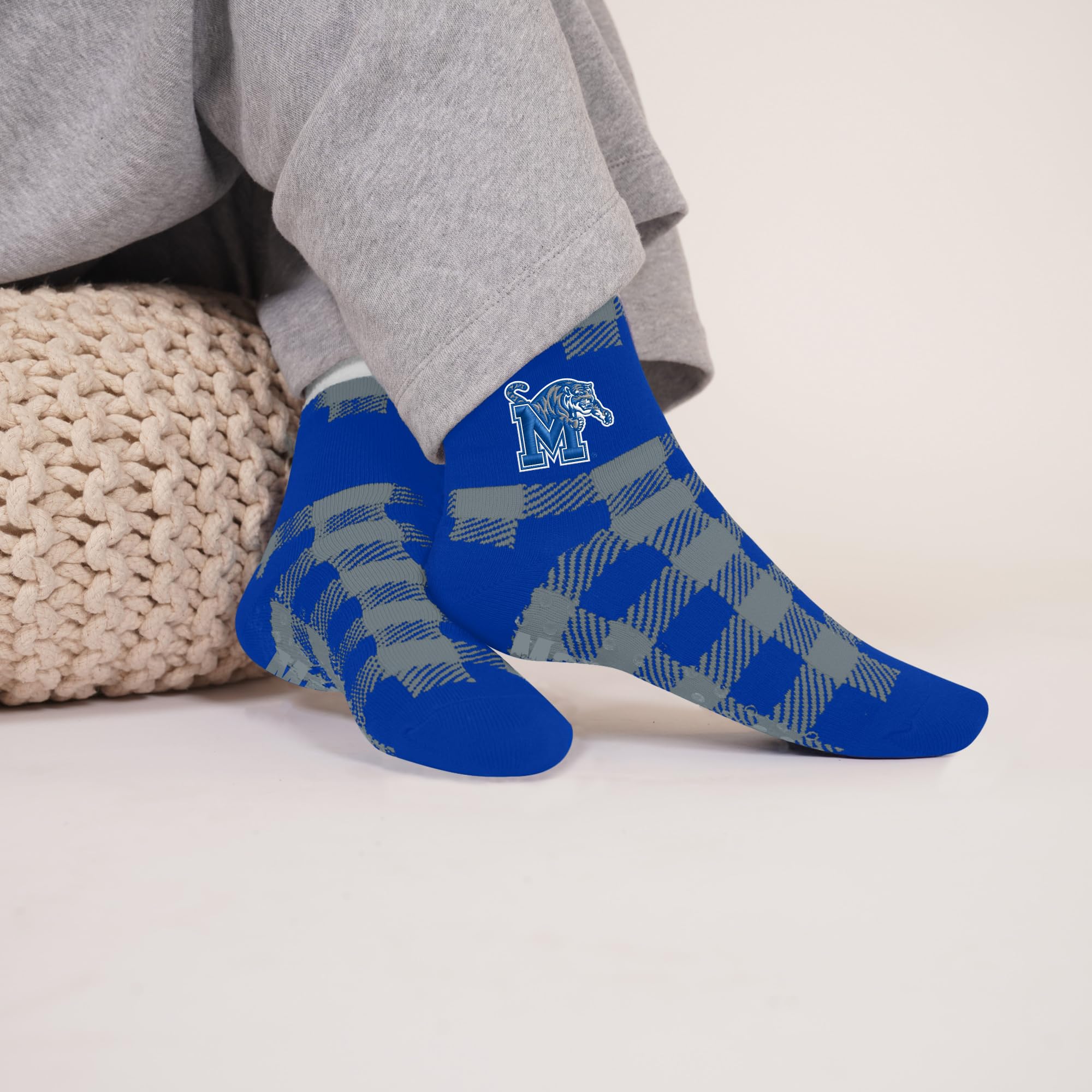 For Bare Feet NCAA MEMPHIS TIGERS Cozy Buff Plush Cabin Sock Team Color OSFM - Sports Gifts, Sports Memorabilia, Sports Collectibles, Fan Shop