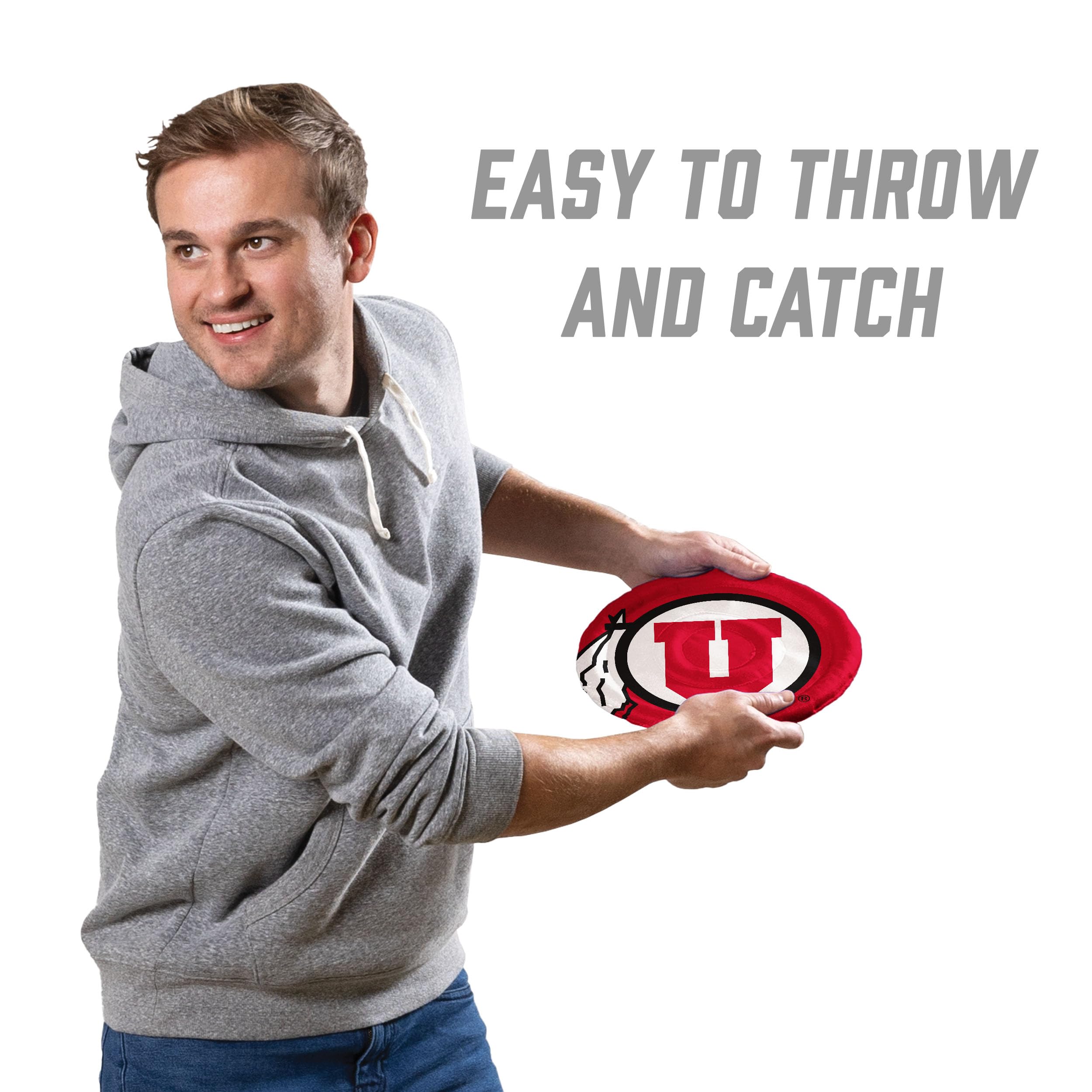 YouTheFan NCAA Utah Utes Flimzee Bean-Bag Flying Disc - Sports Collectibles, Sports Memorabilia, Sports Fan Shop, Sports Gifts